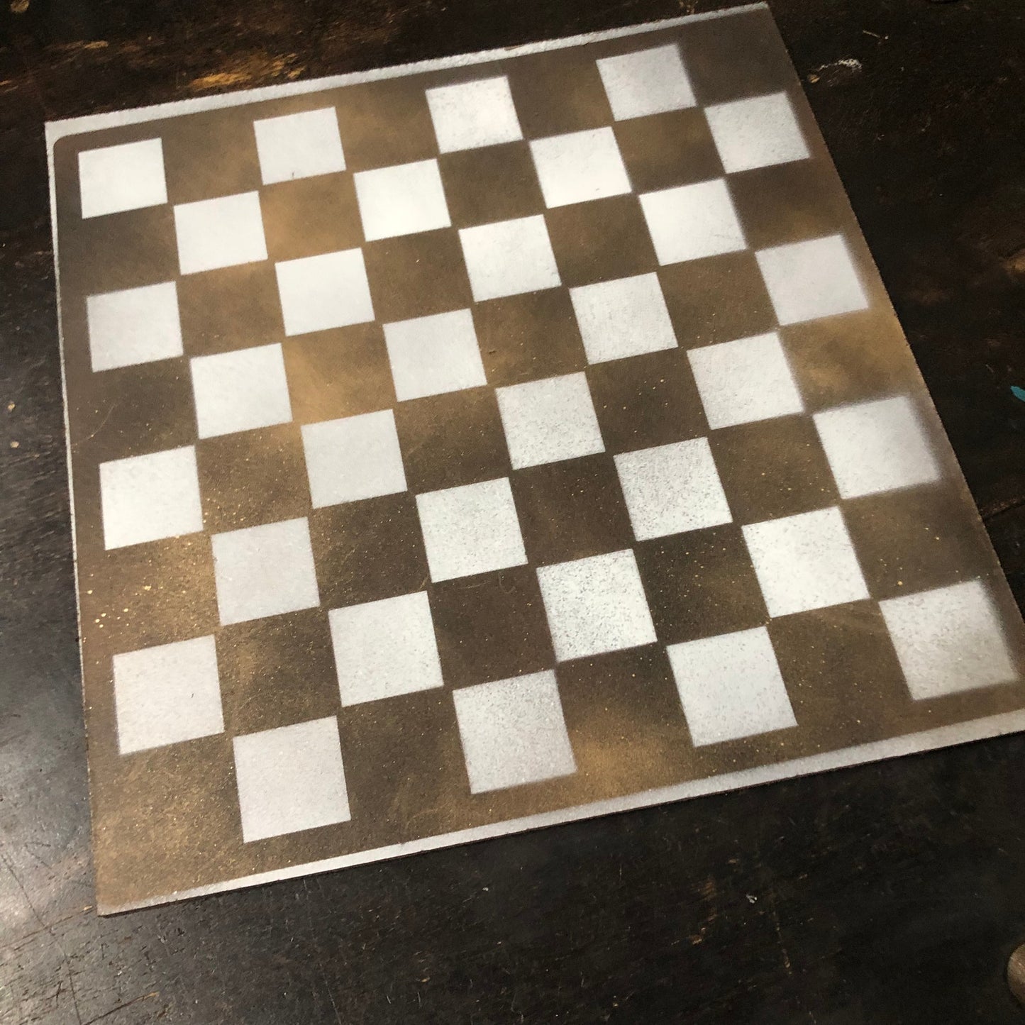 Golden Black - Painted Chess Set