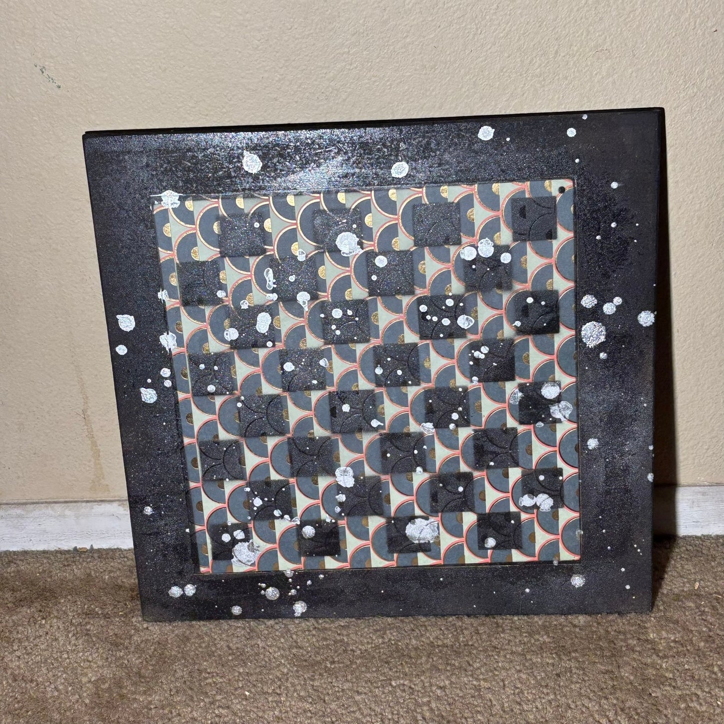 Vintage Supreme Pattern - Large Scrapbook Chess Board