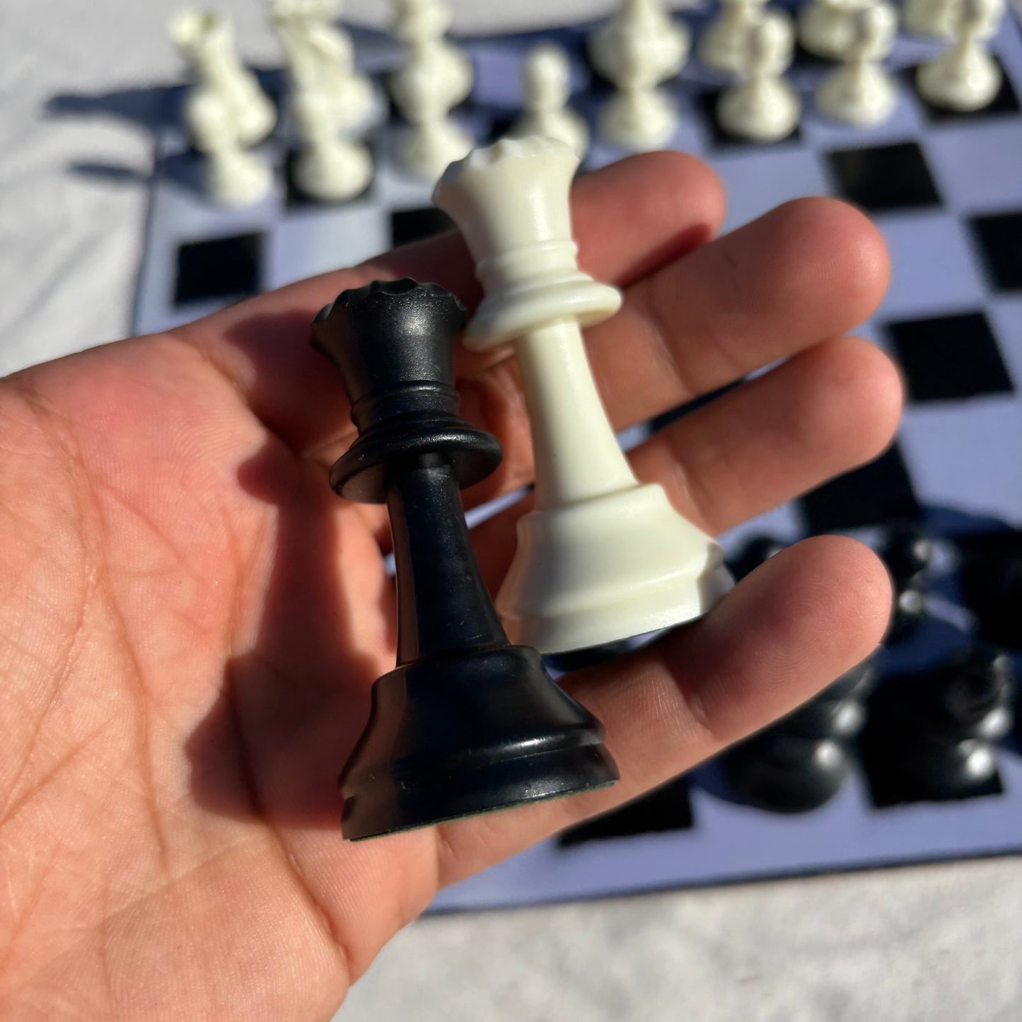 Mystic Purple - Painted Chess Set