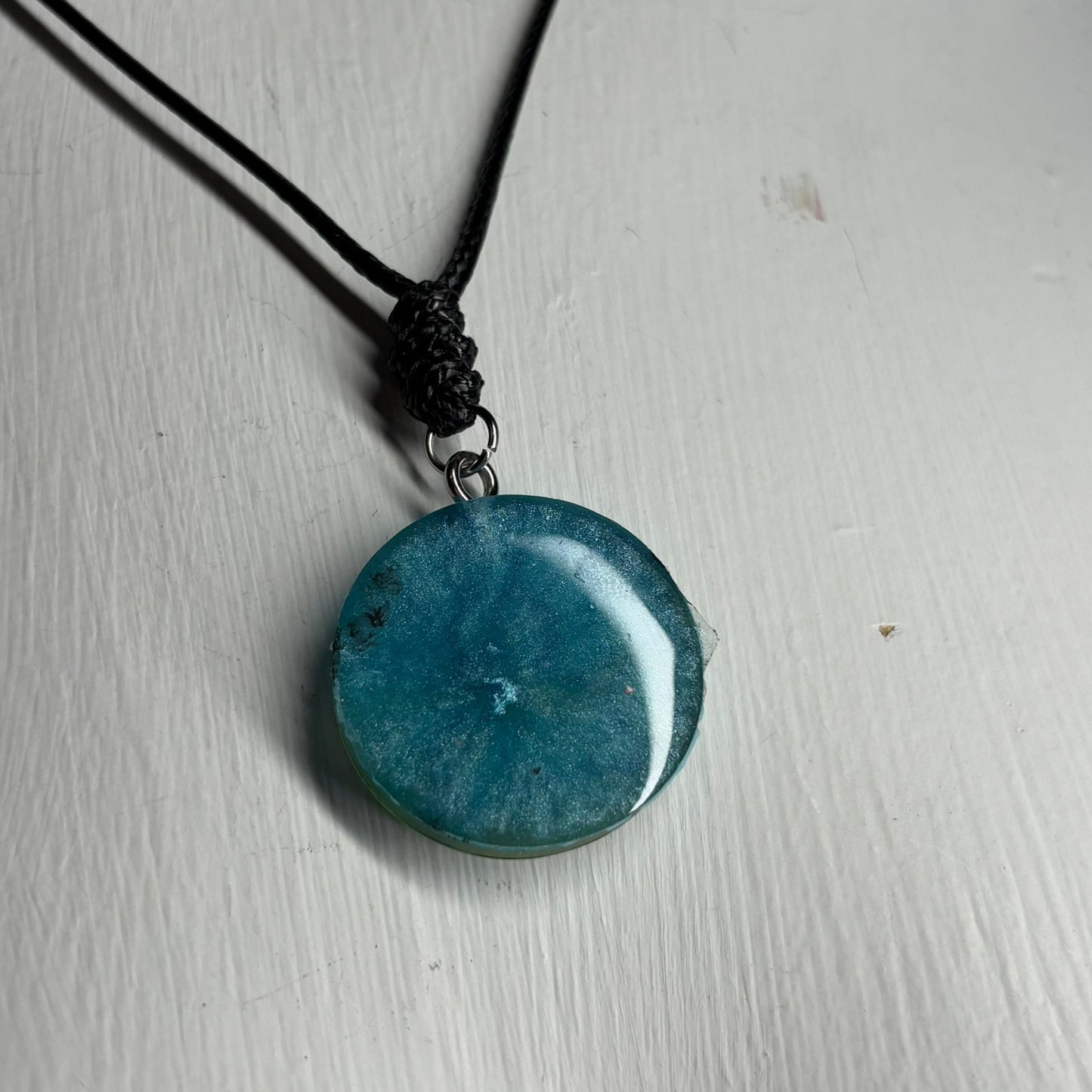 Smooth Pawn - Handmade Resin Chess Necklace