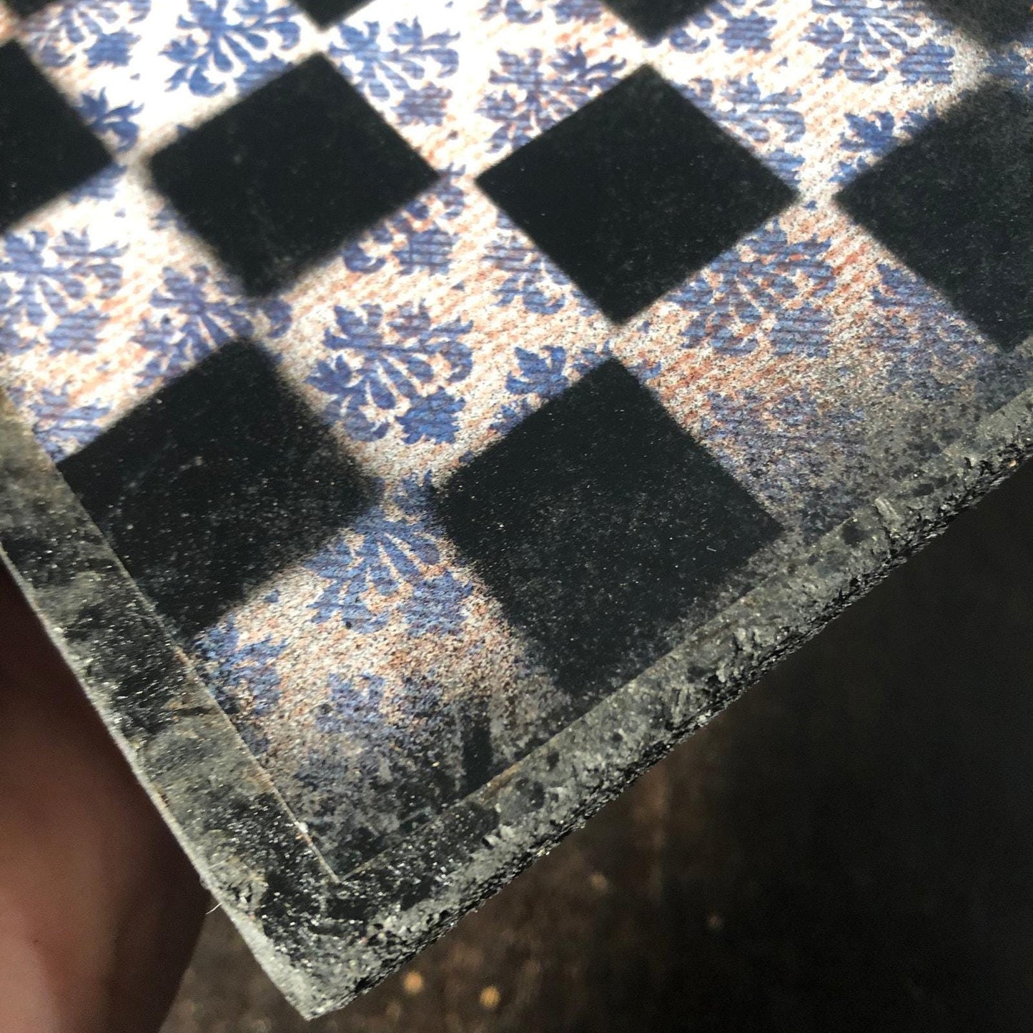 Scrapbook Chess Set - Elegant Blue