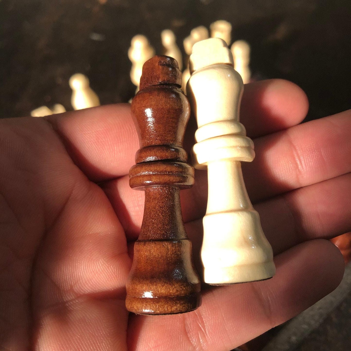 Scrapbook Chess Set - Red