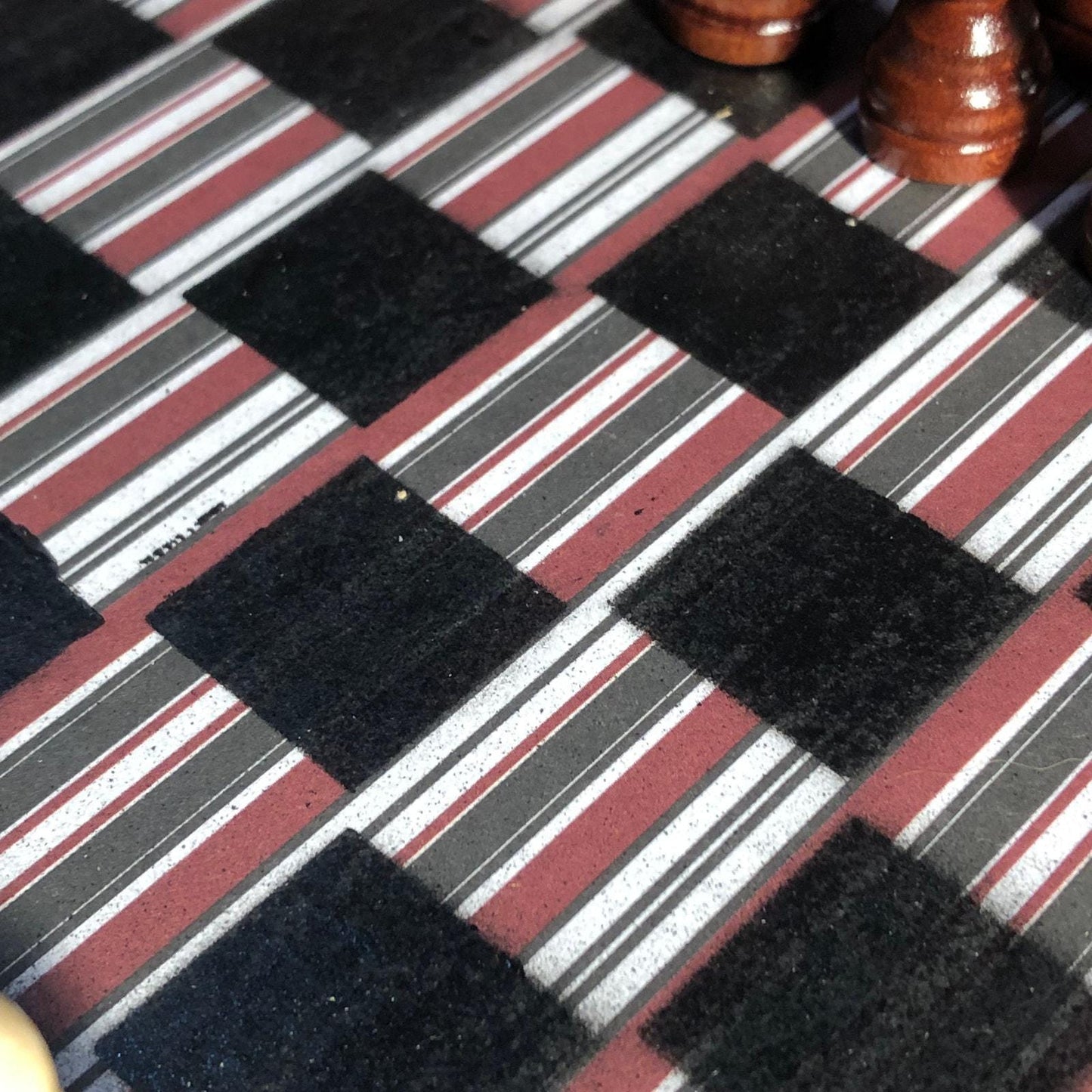 Scrapbook Chess Set - Classic Stripes