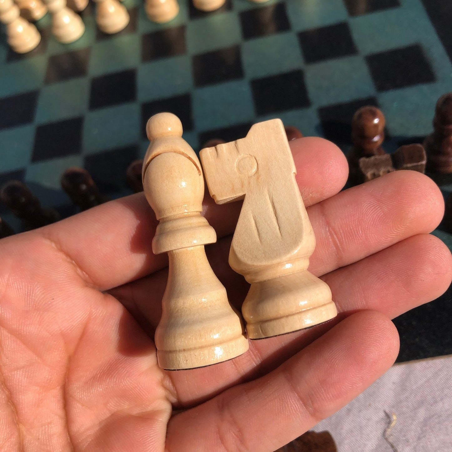 Chess Set - Smooth Green