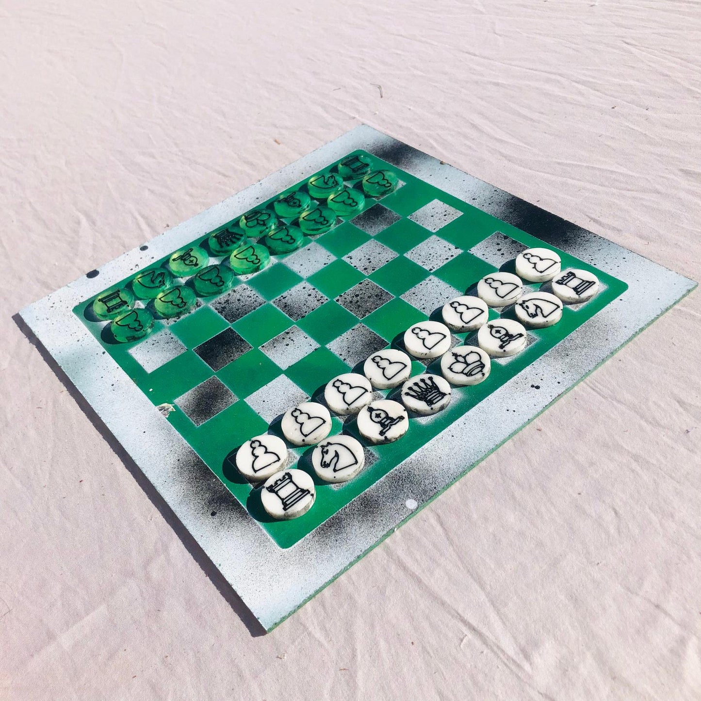 Chess Set - Green Void