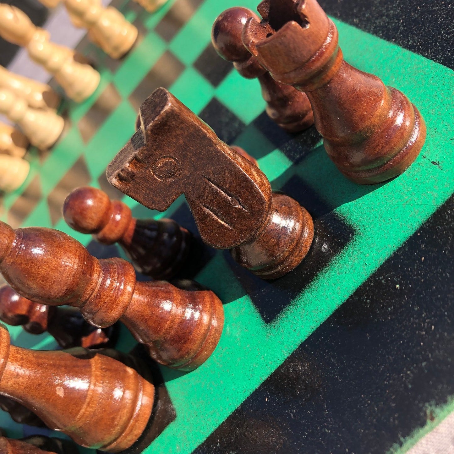 Chess Set - Simplistic Green