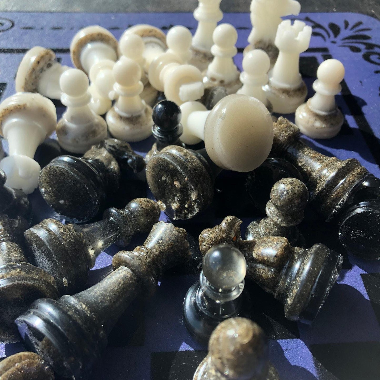 Chess Set - Blue Royal