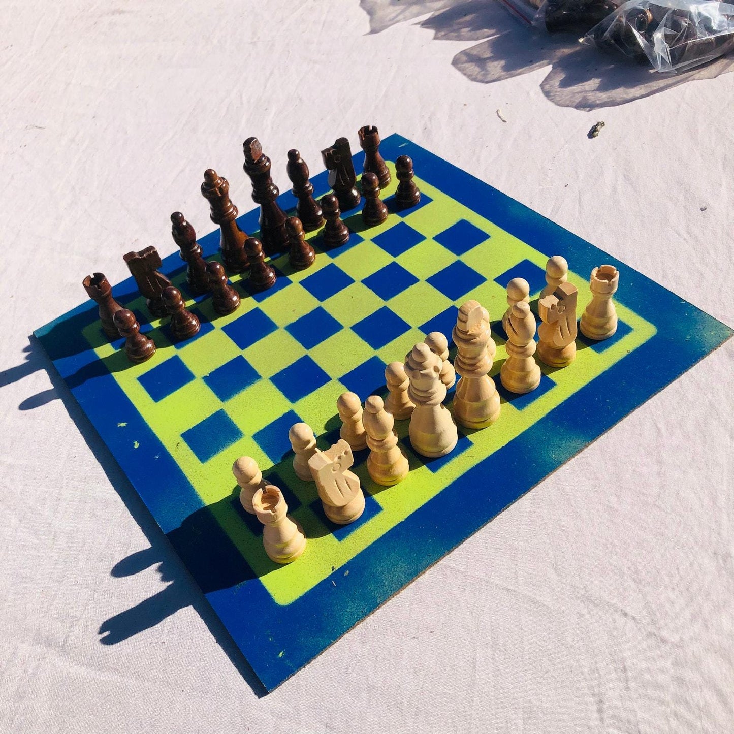 Chess Set - Seattle Green Colors