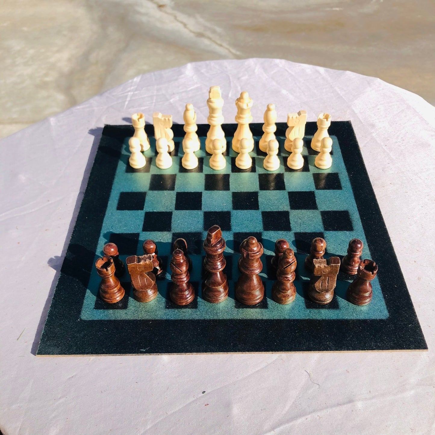 Chess Set - Smooth Green