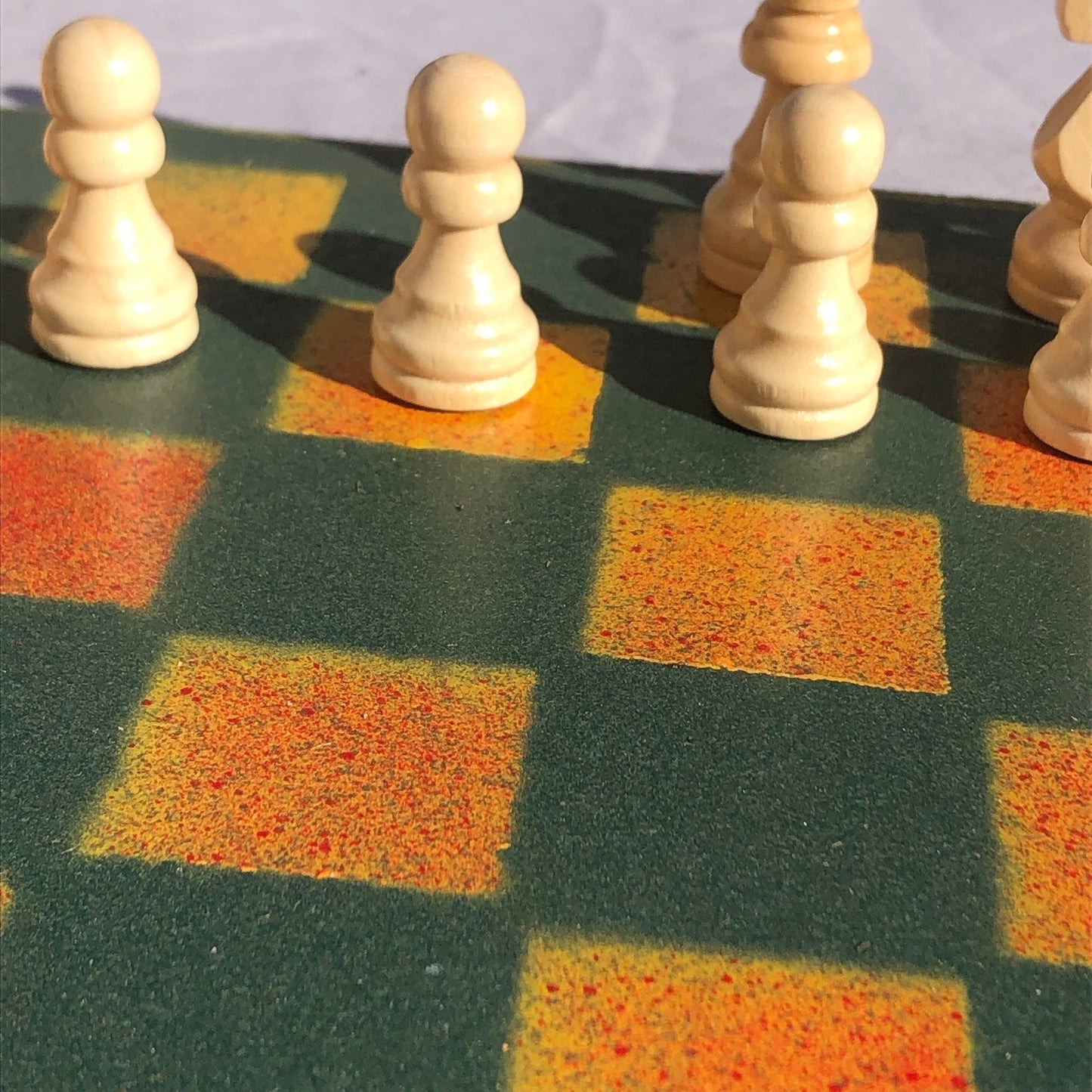 Chess Set - Sunset Green