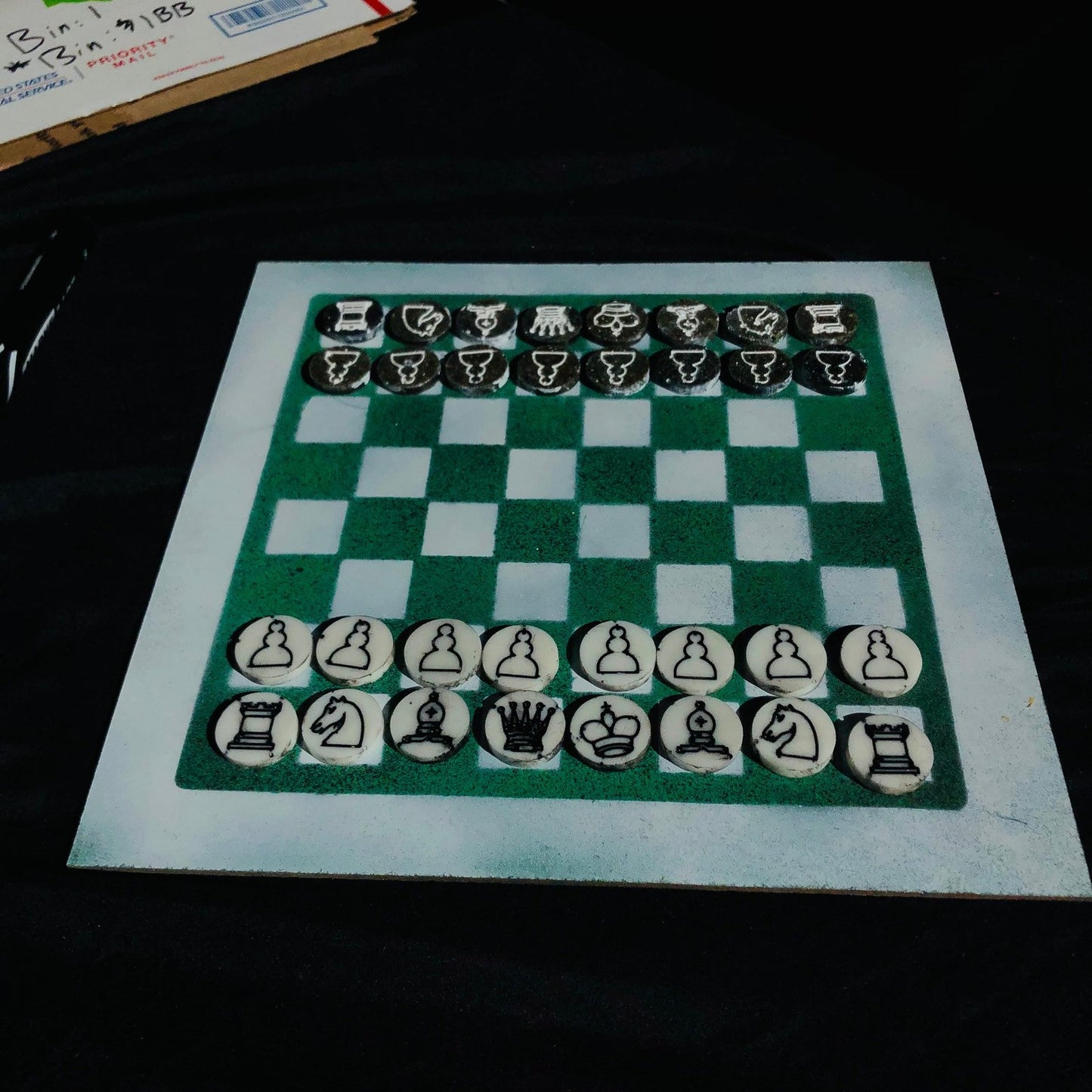 Chess Set - Turf Green