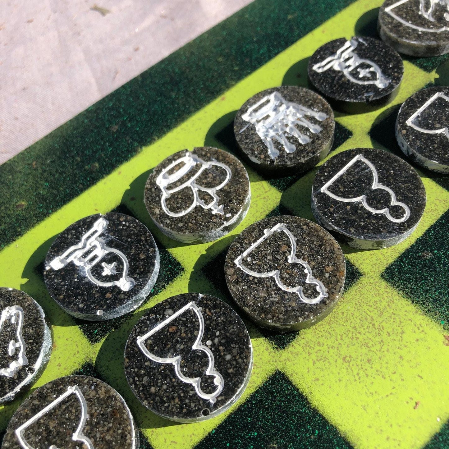 Chess Set - Sheen Green Edition