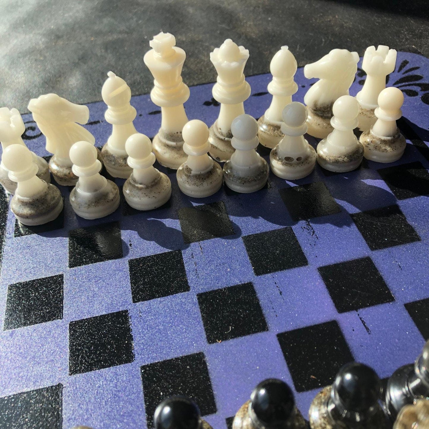 Chess Set - Blue Royal