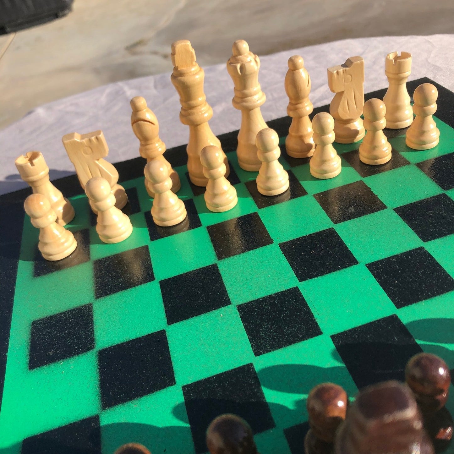 Chess Set - Simplistic Green