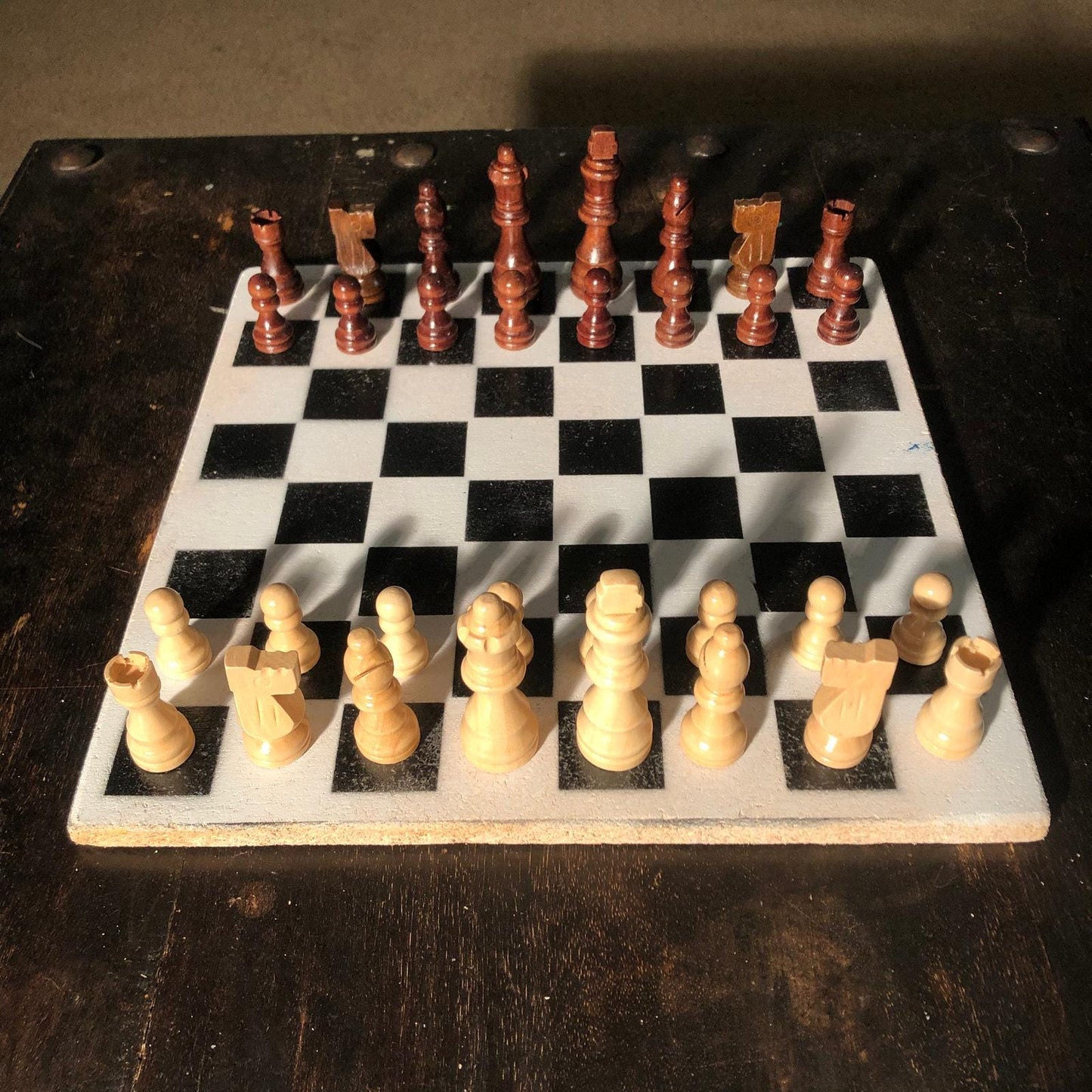 Chess Set - Black & White Classic Edition