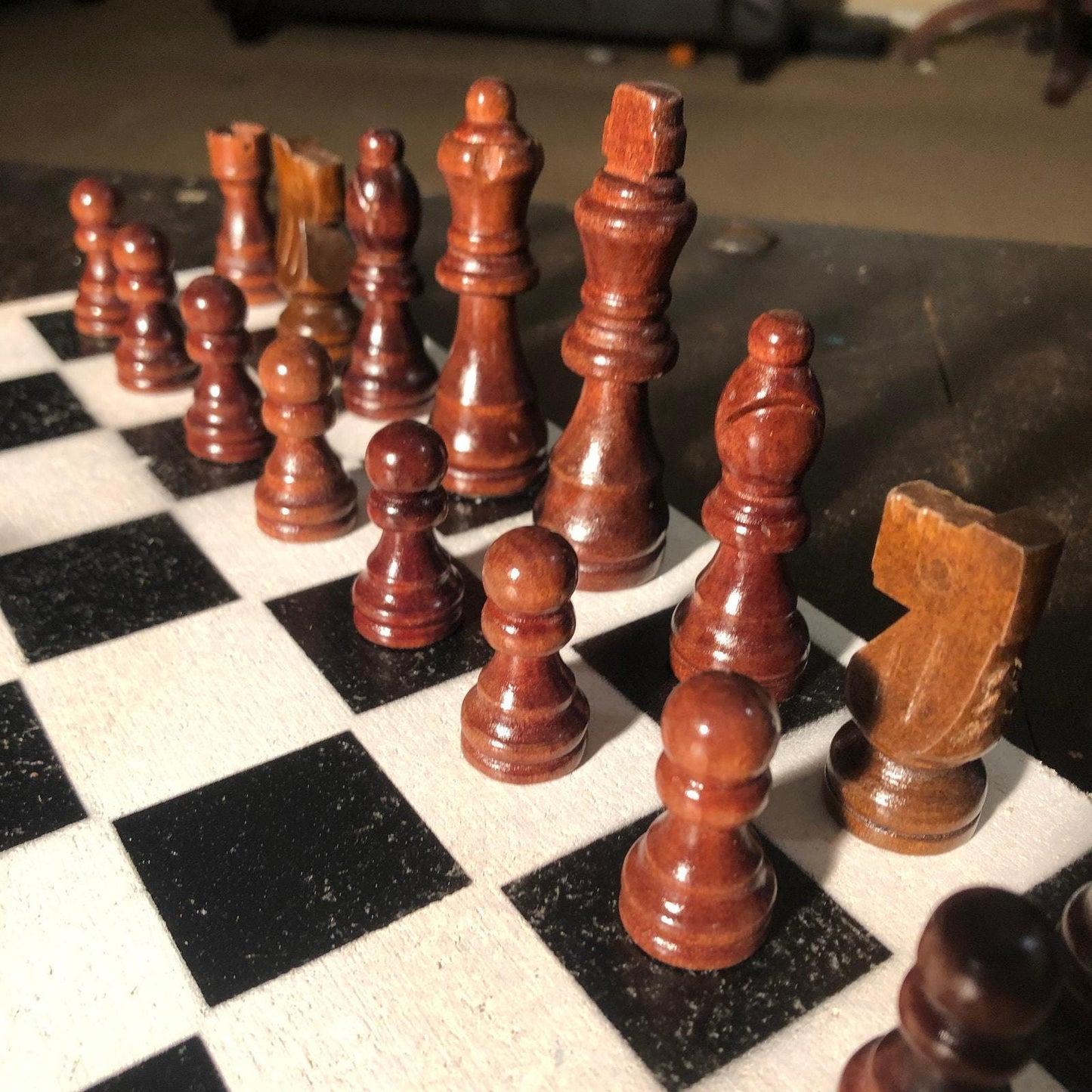 Chess Set - Black & White Classic Edition