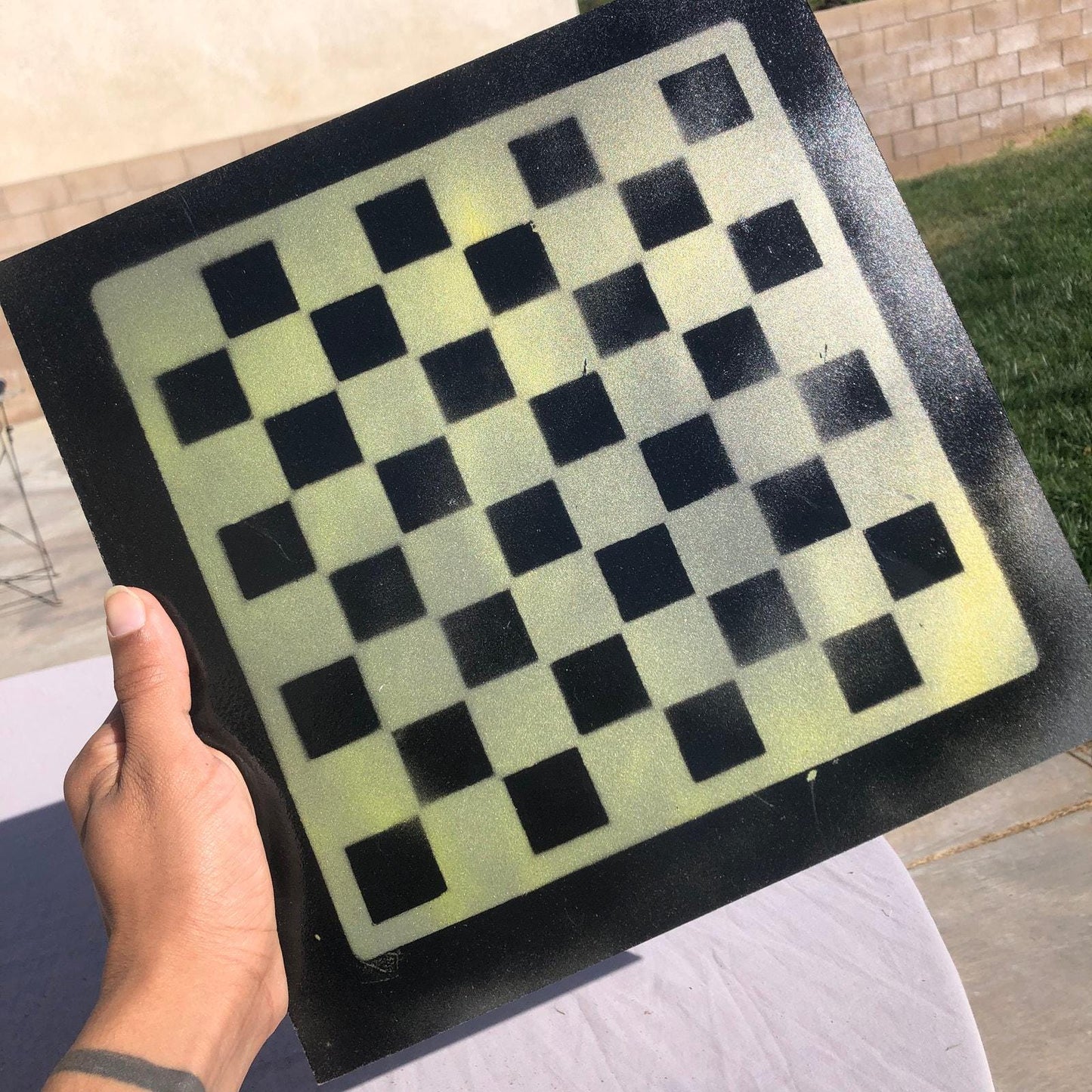 Chess Set - Sheen Green