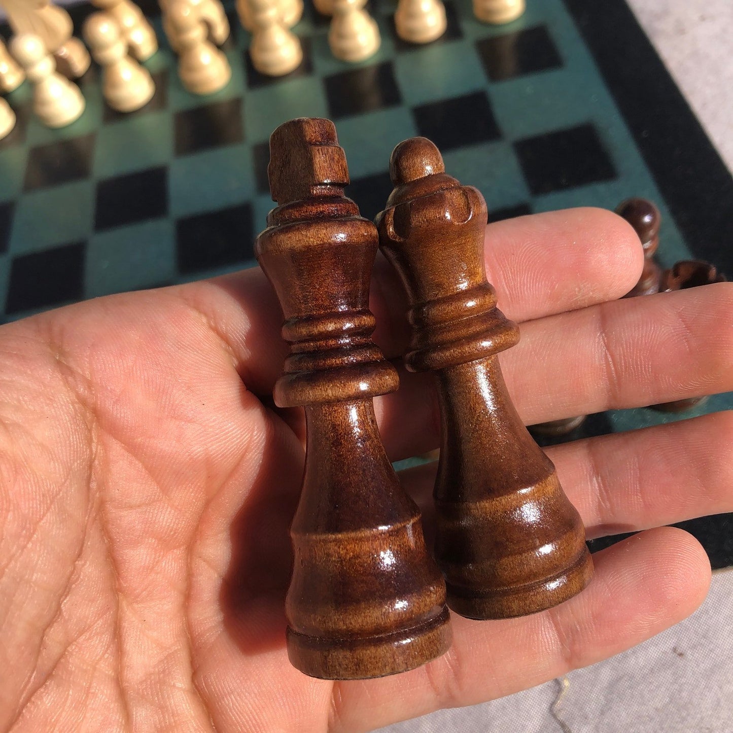 Chess Set - Smooth Green