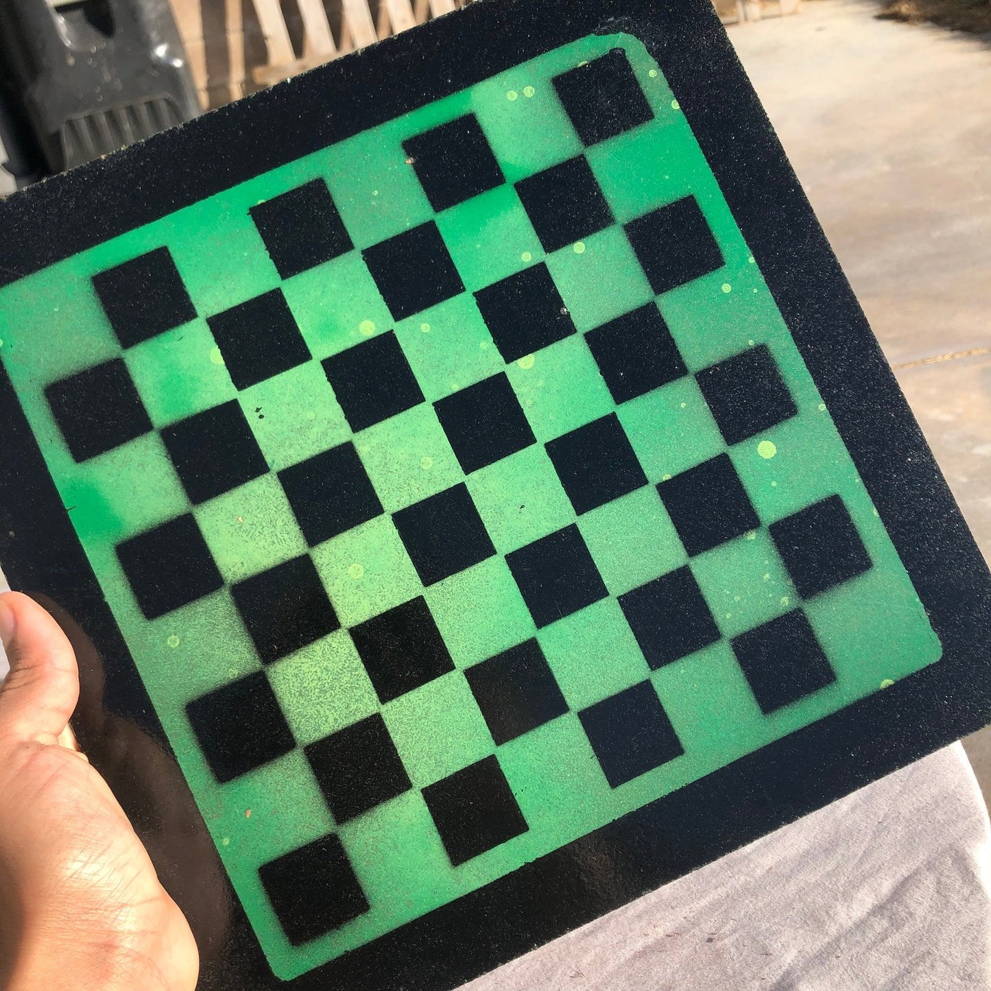 Chess Set - Speckled Green