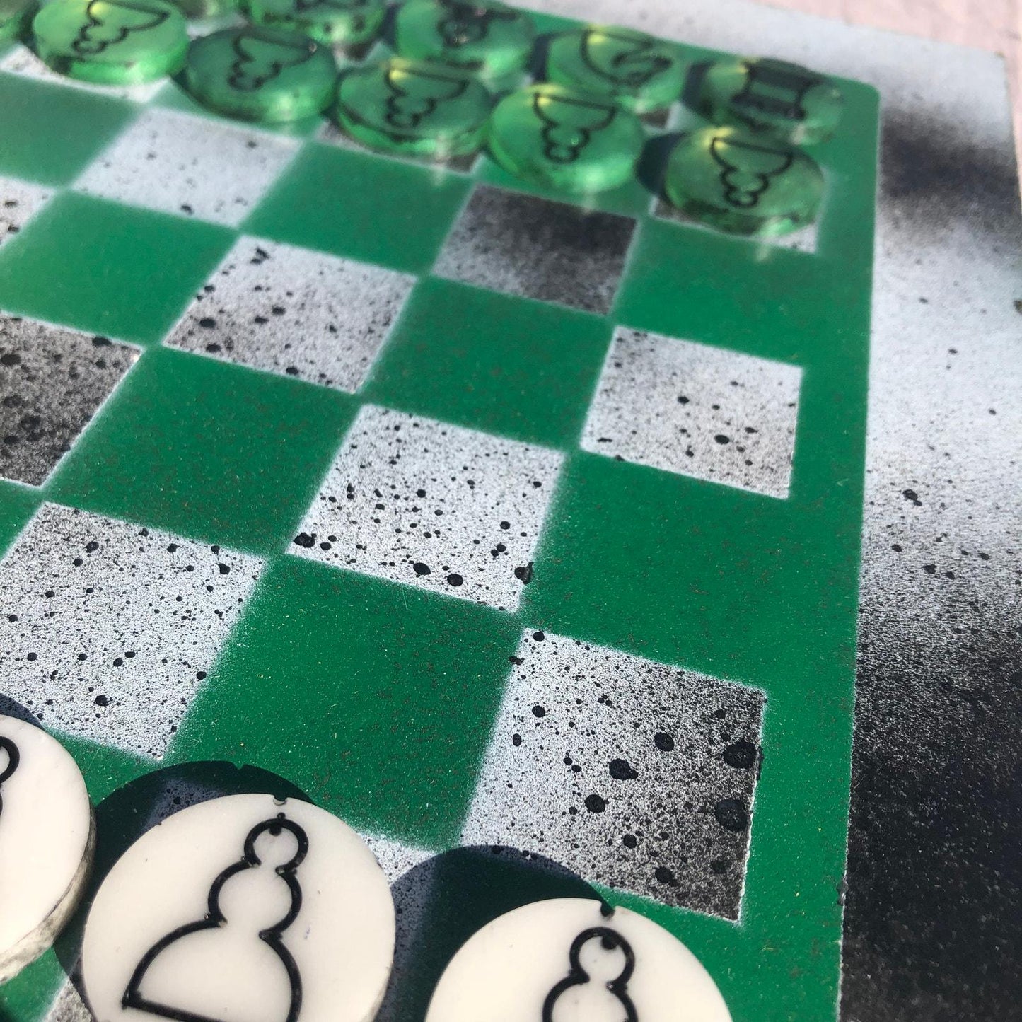 Chess Set - Green Void