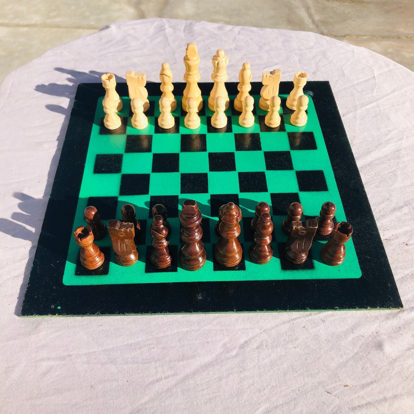 Chess Set - Simplistic Green