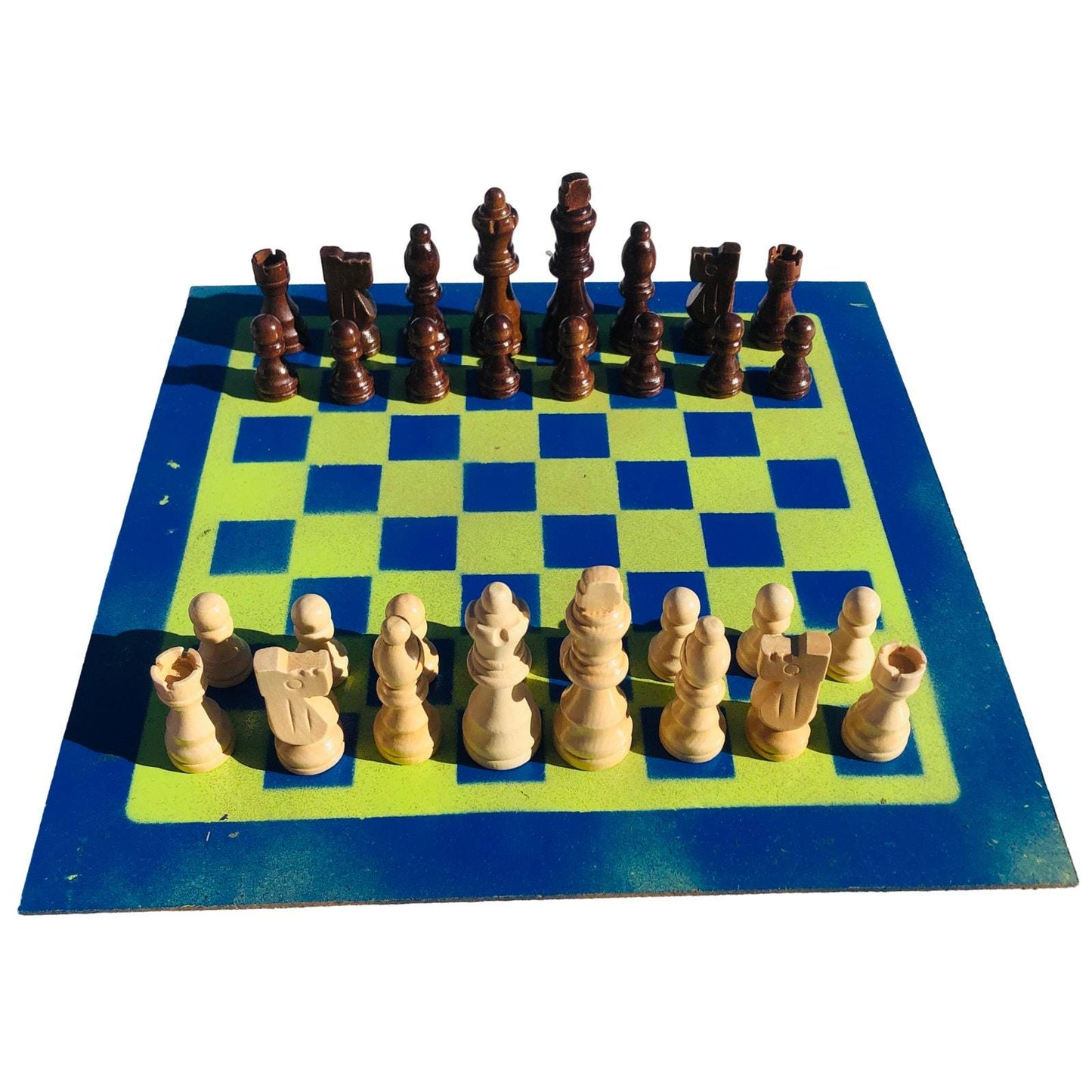 Chess Set - Seattle Green Colors
