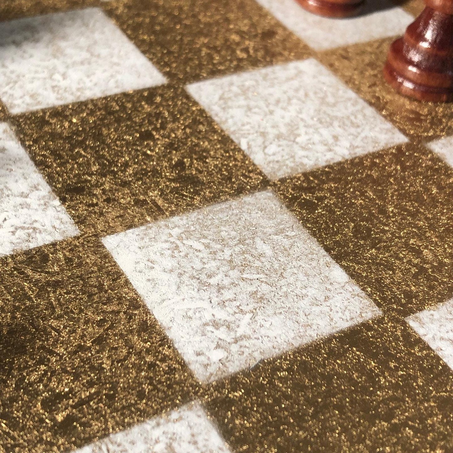 Chess Set - Gold & White
