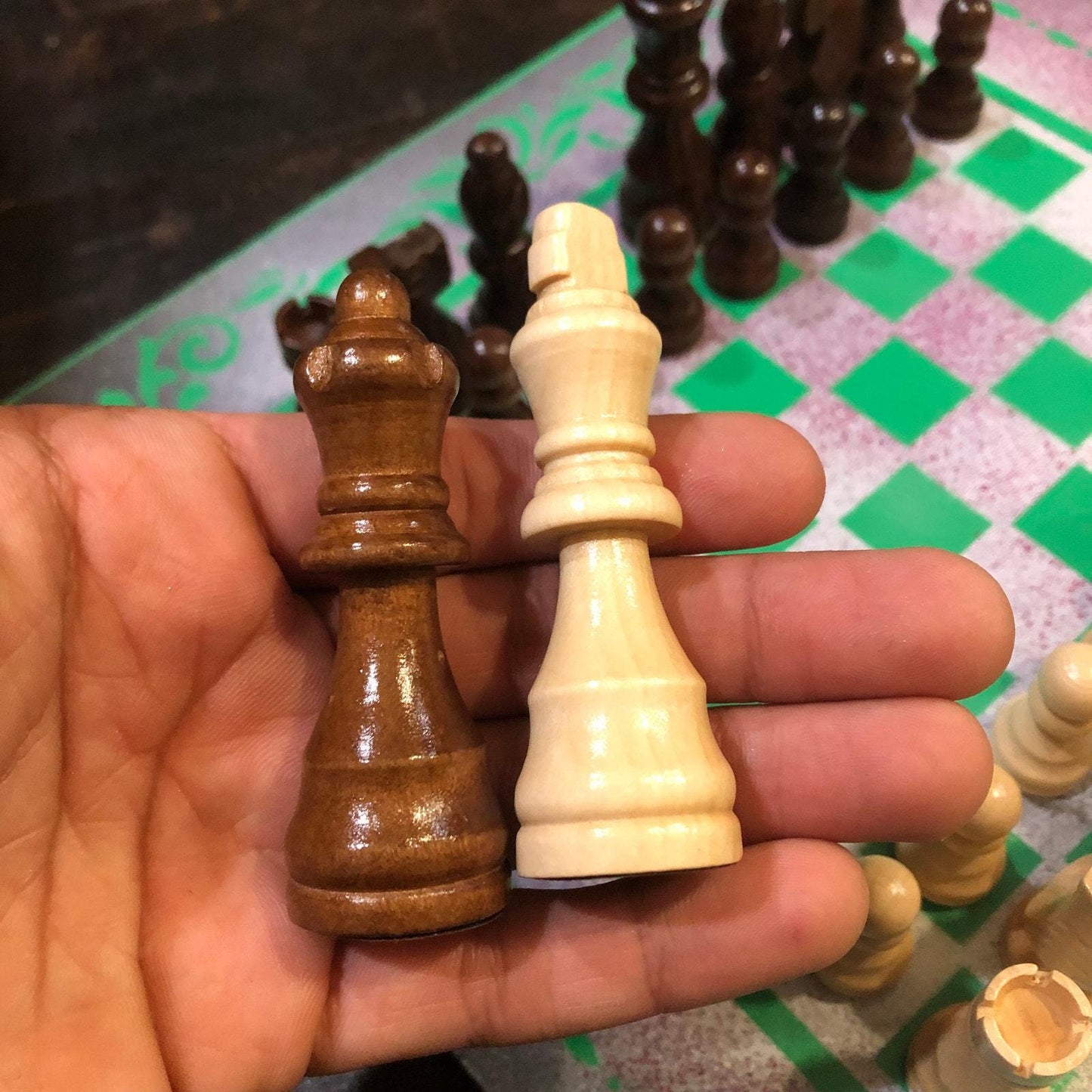 Chess Set - Green Mint Mist