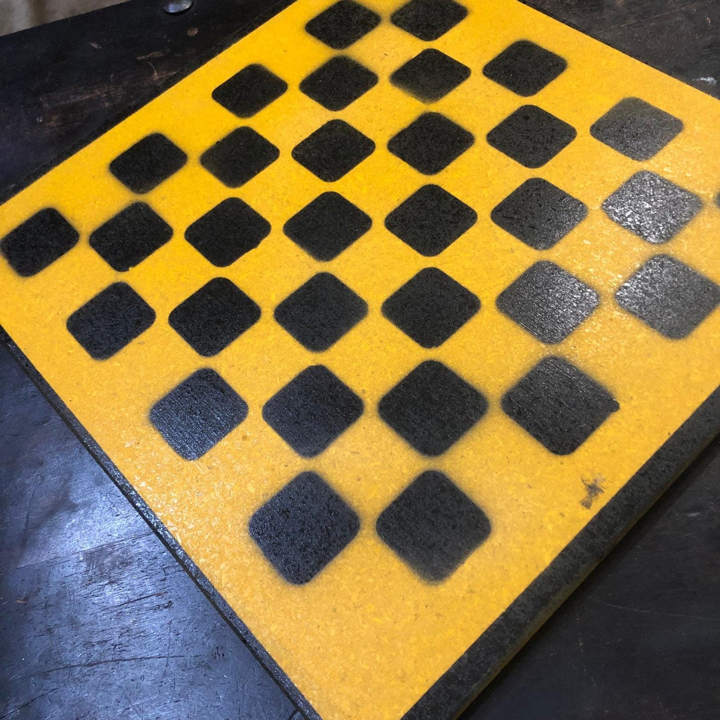 Large Chess Set - Yellow & Black