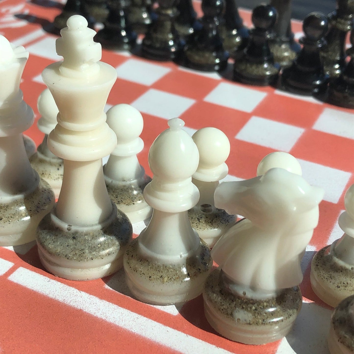 Chess Set - Salmon Pink