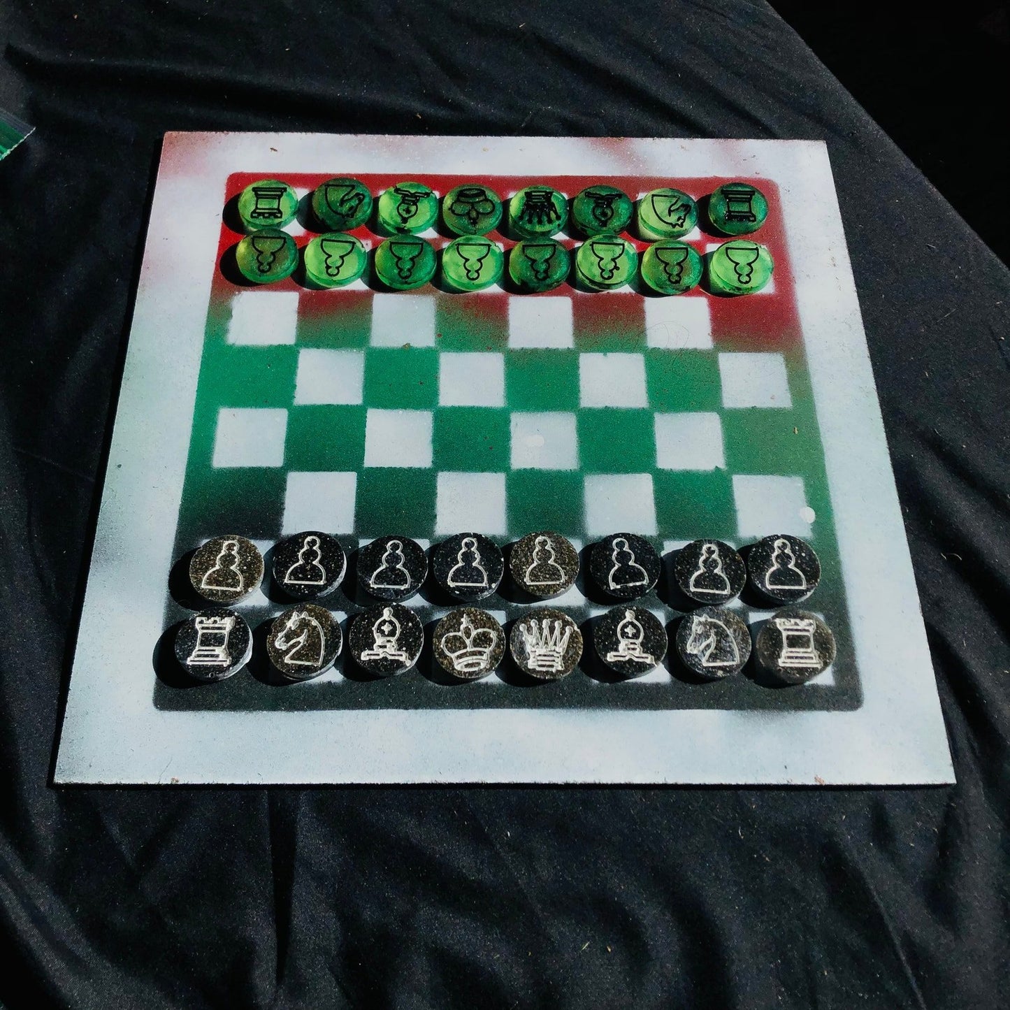 Chess Set - Kenya Flag Edition
