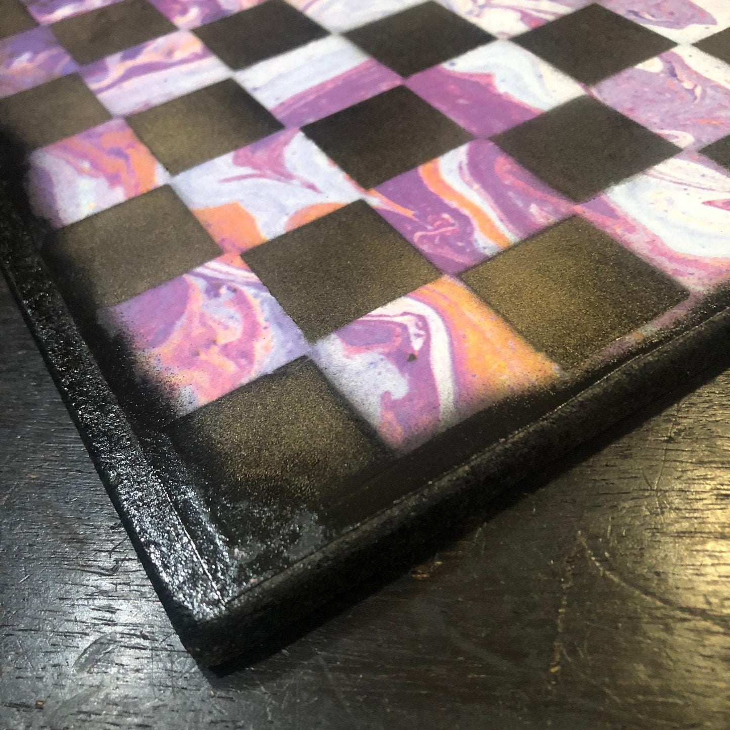 Scrapbook Chess Set - Purple Mix