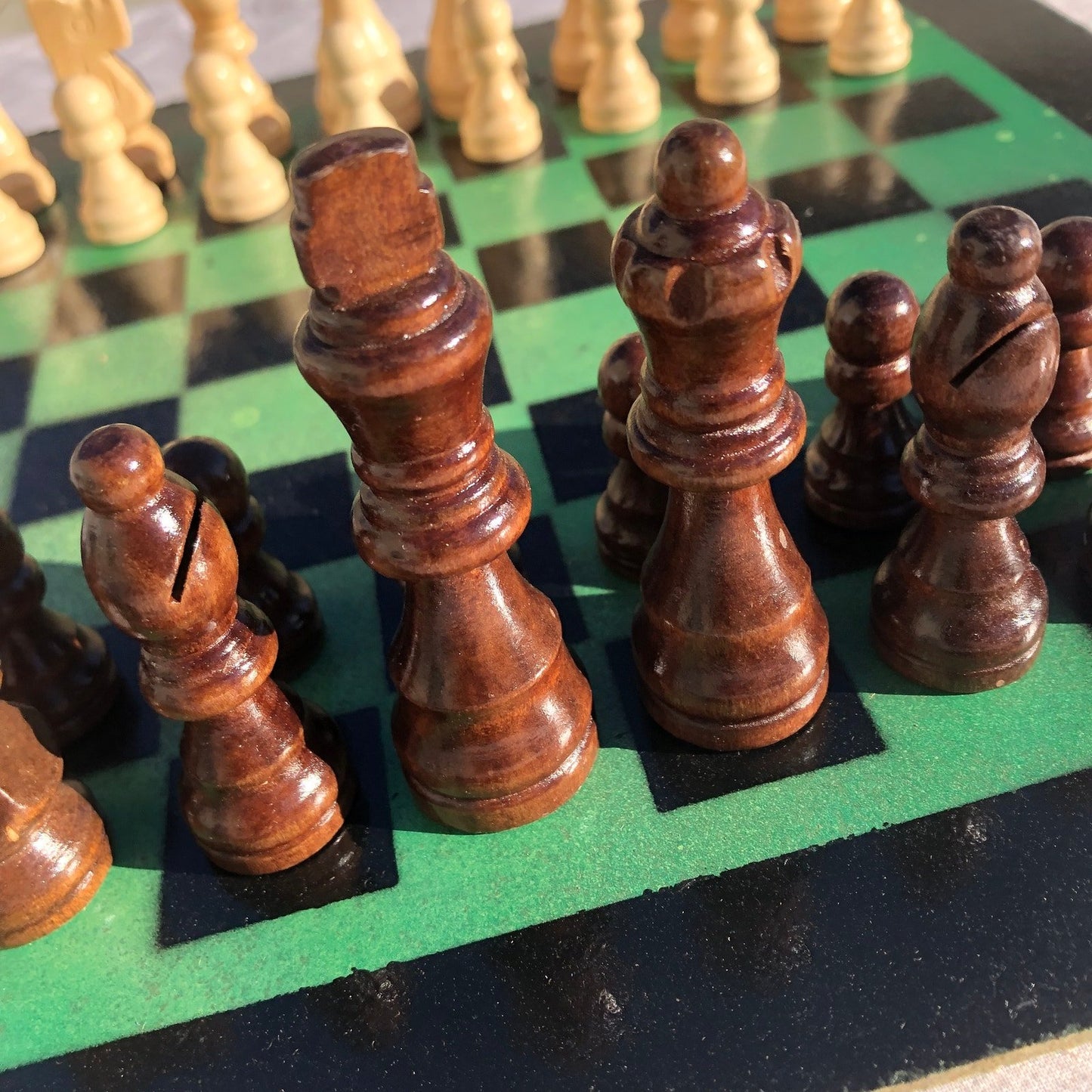 Chess Set - Speckled Green