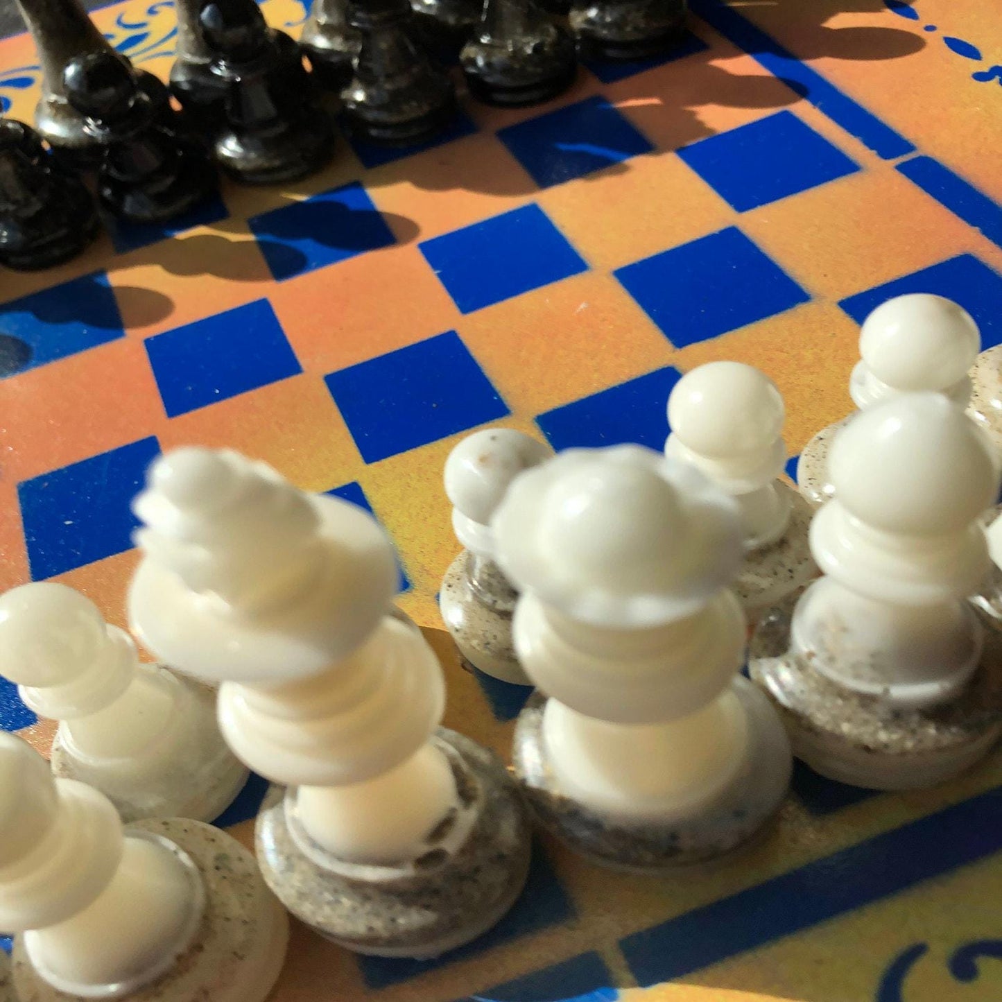 Chess Set - Sunset Blue Royal