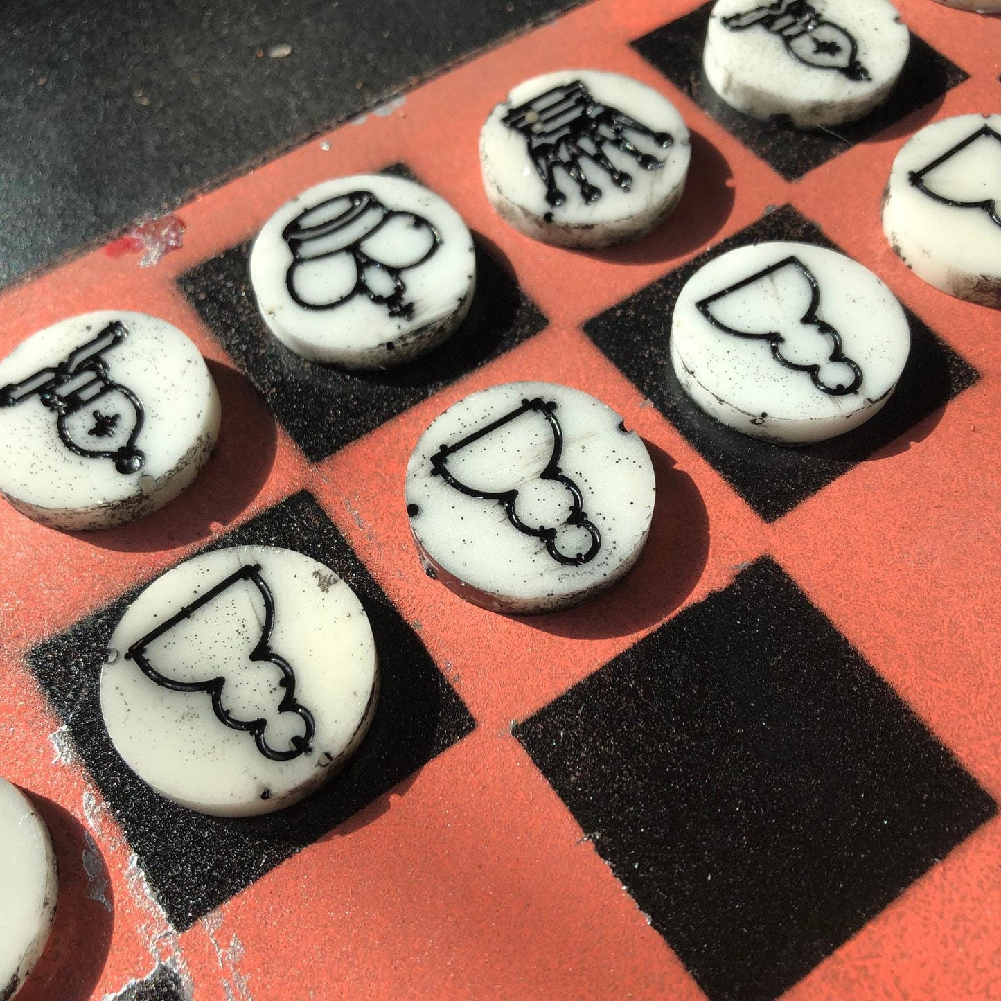 Chess Set - Purple Peach
