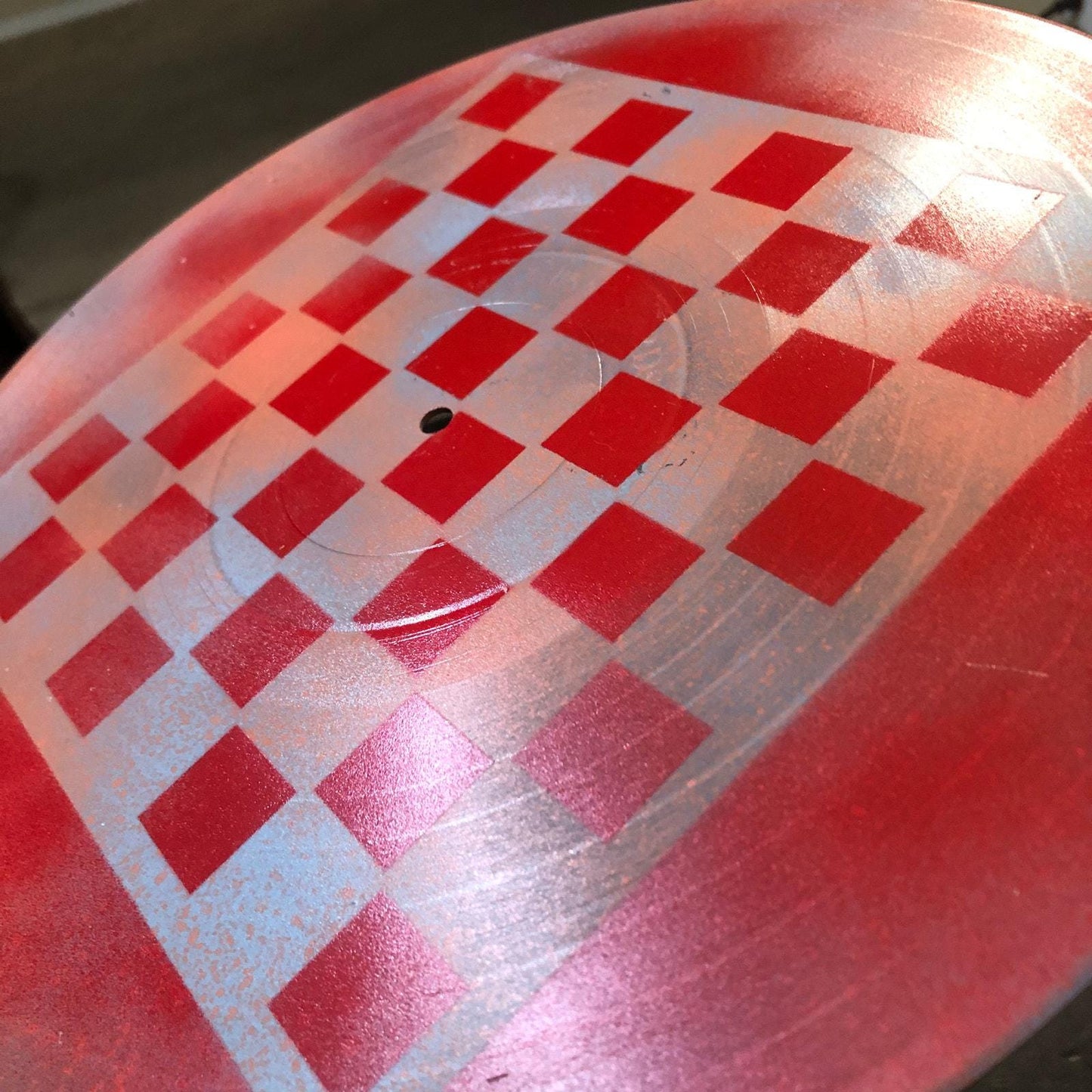 Vinyl Chess Set - Red Mist (Resin Pieces)