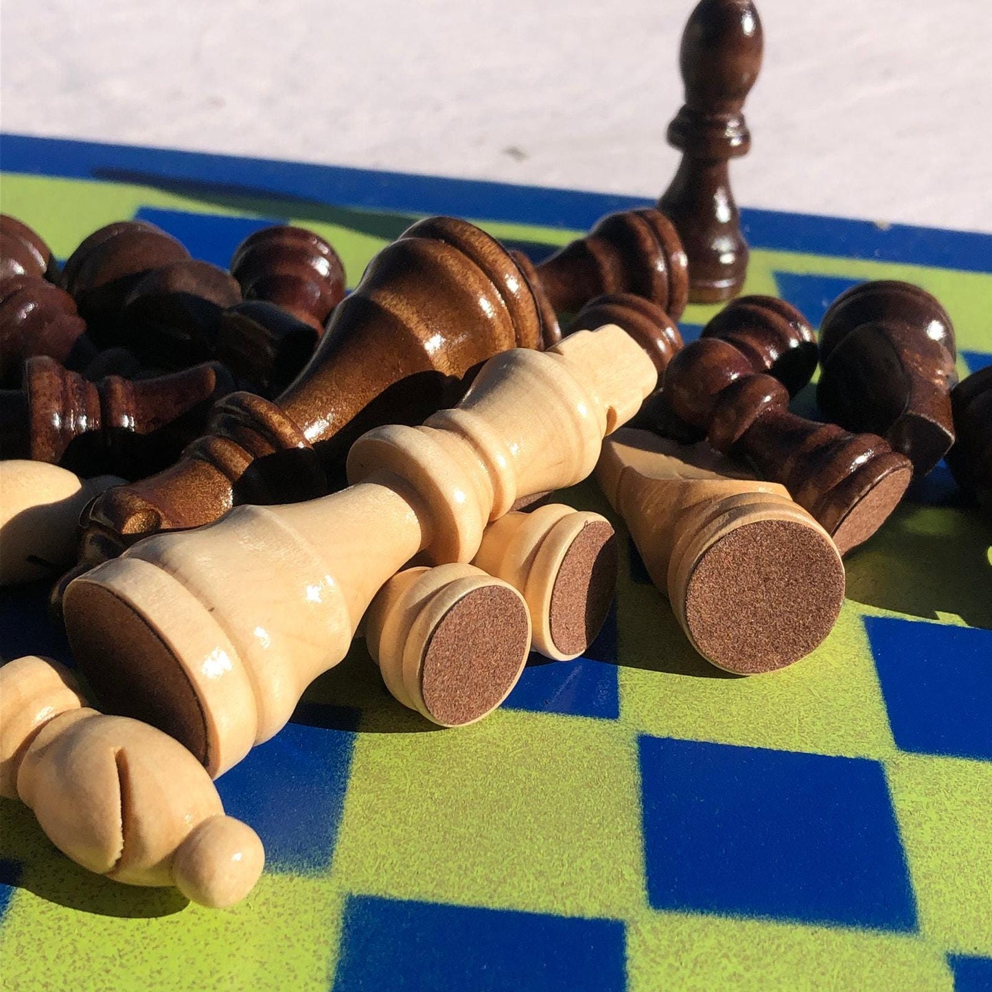 Chess Set - Seattle Green Colors