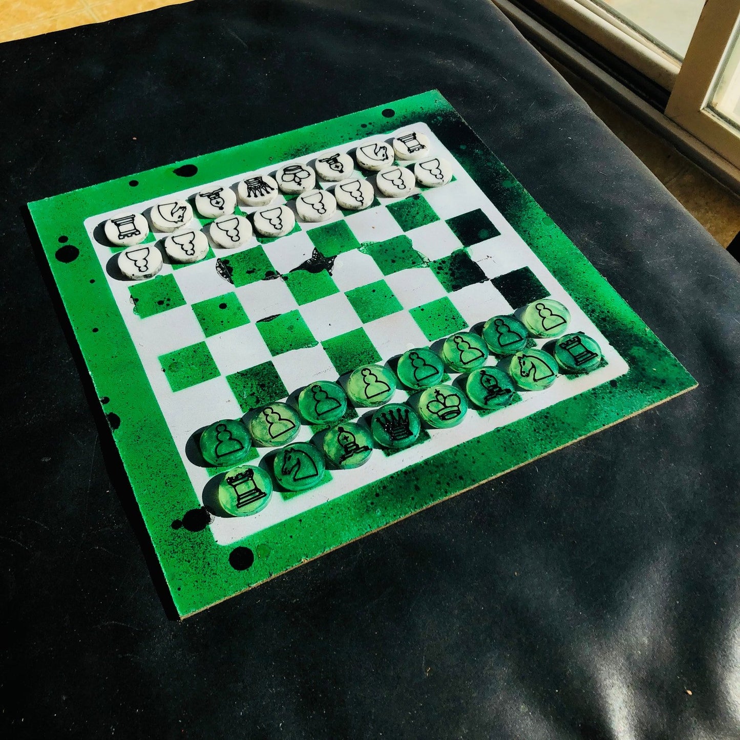 Chess Set - Speedy Green