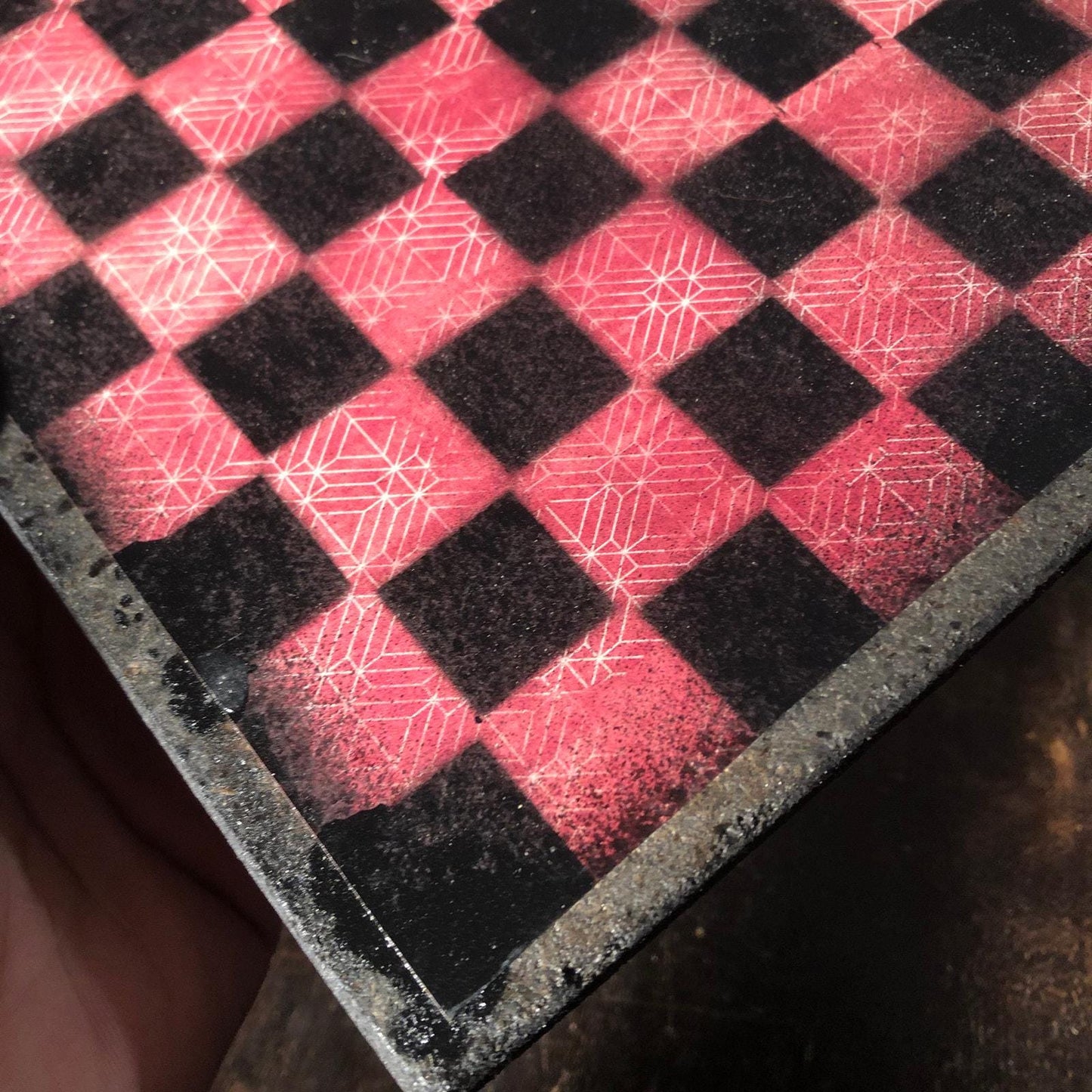 Scrapbook Chess Set - Red