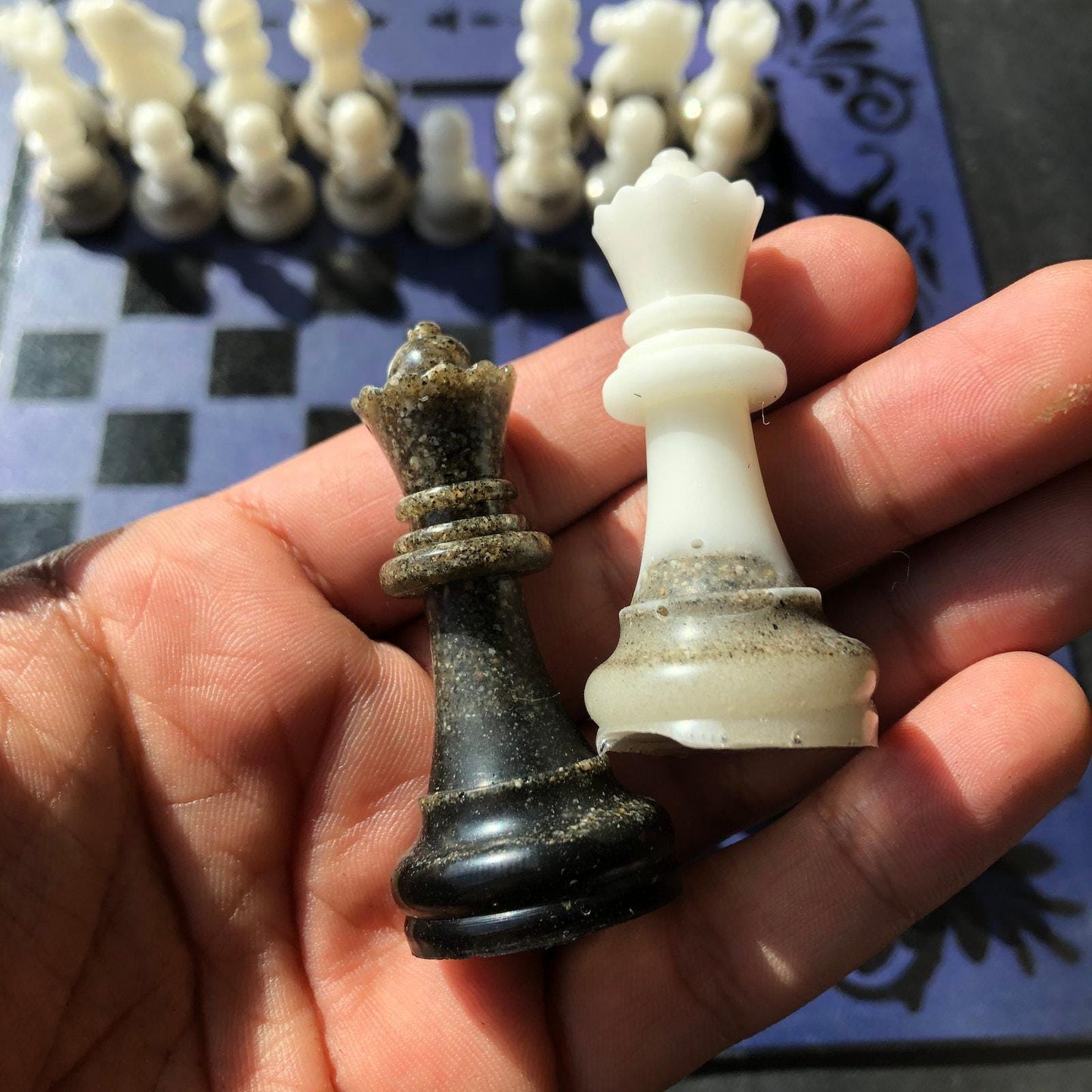Chess Set - Blue Royal