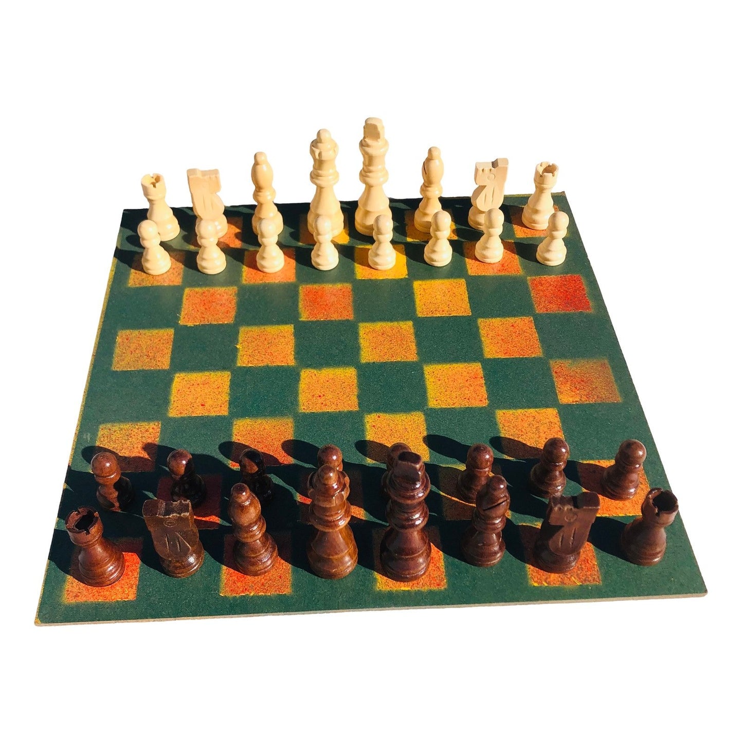 Chess Set - Sunset Green