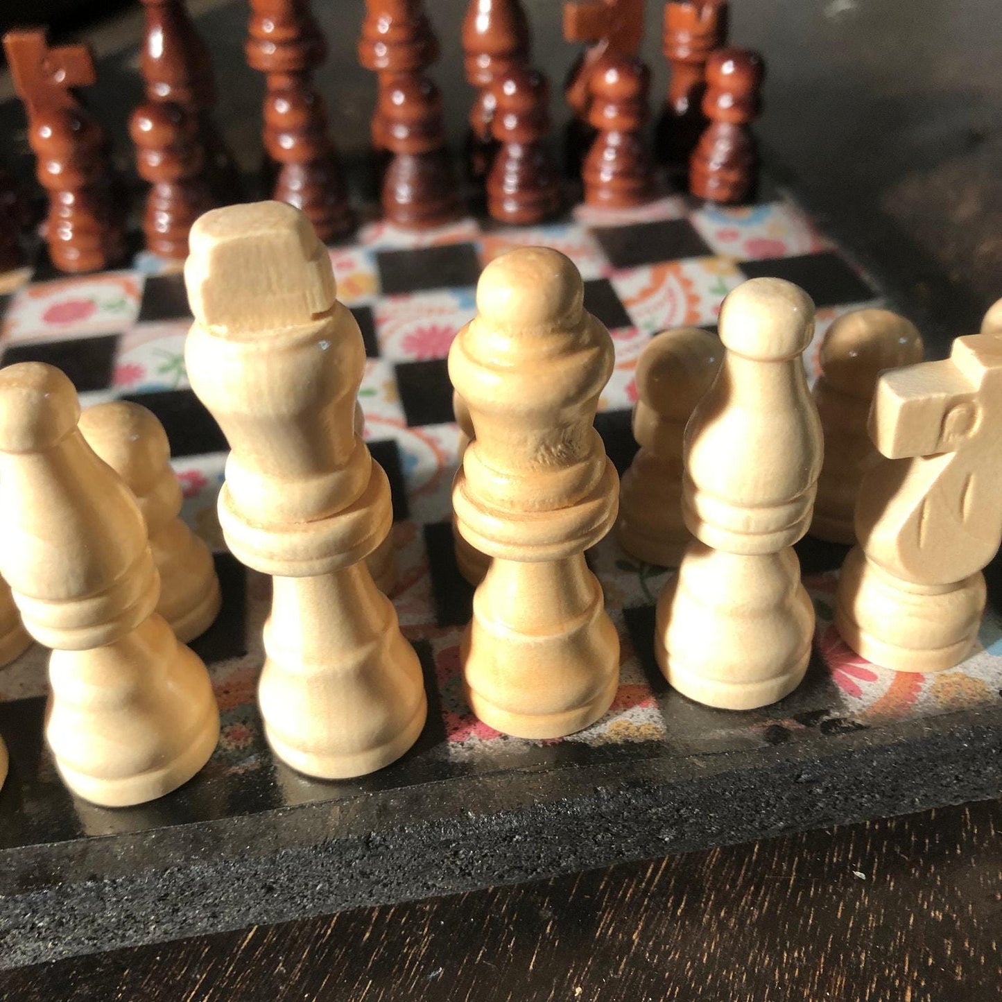 Scrapbook Chess Set - Piñata Colors