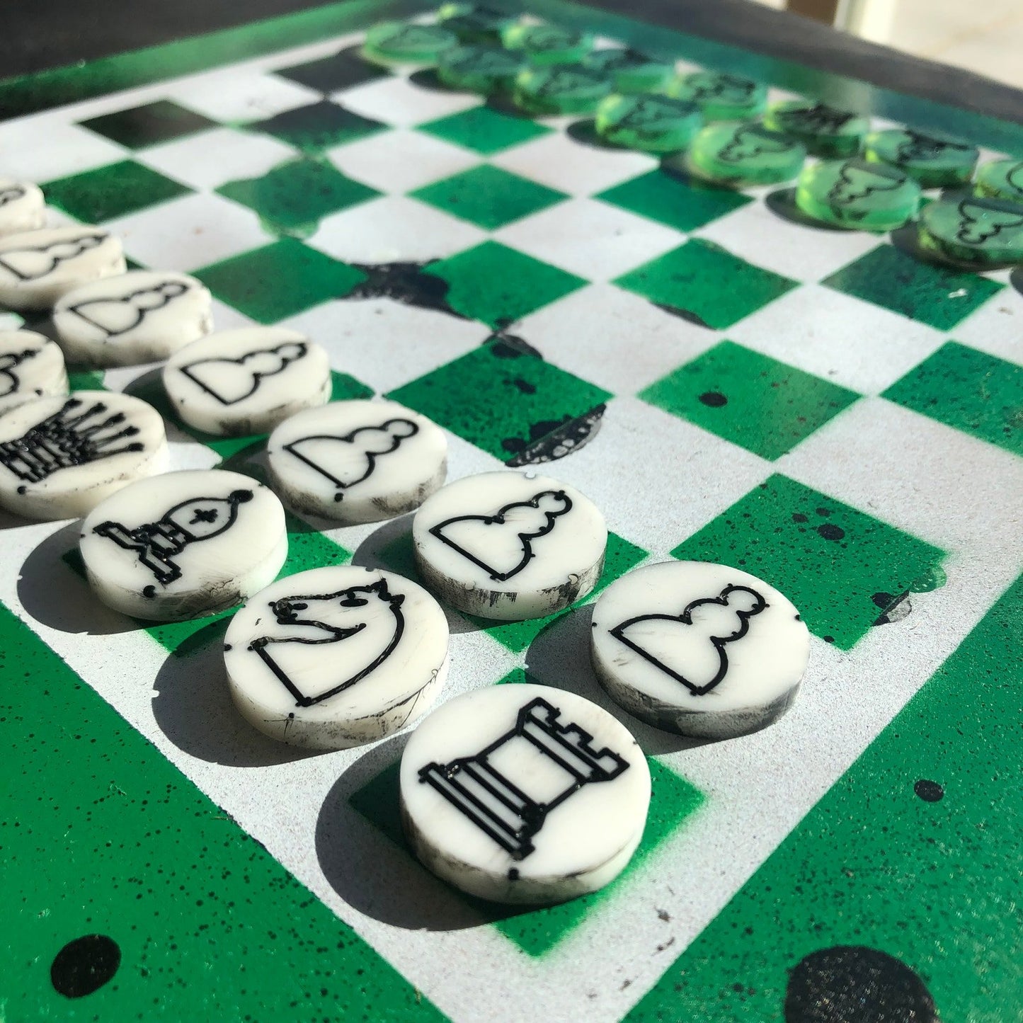 Chess Set - Speedy Green