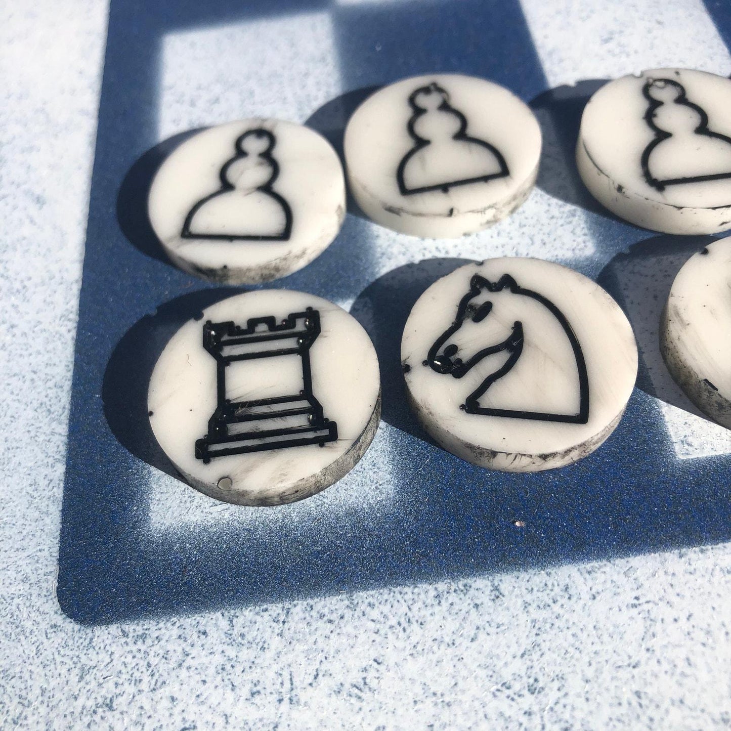 Chess Set - Blue Ice