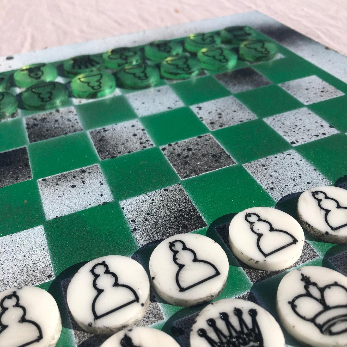 Chess Set - Green Void