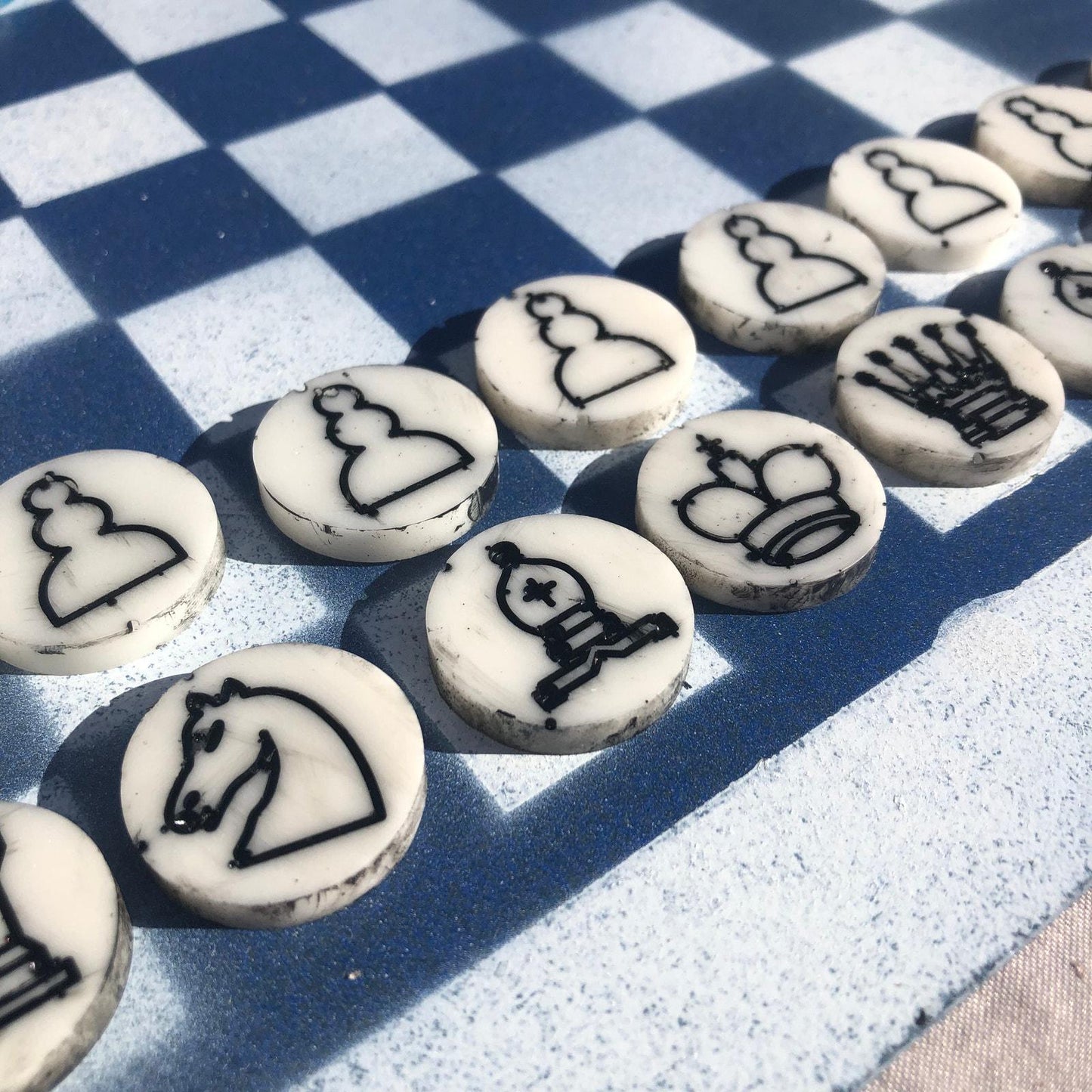 Chess Set - Blue Ice