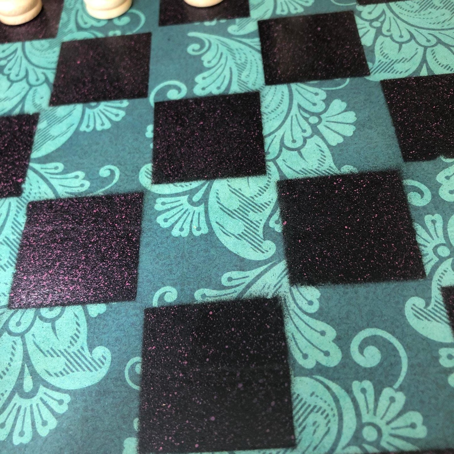 Scrapbook Chess Set - Tropical Green