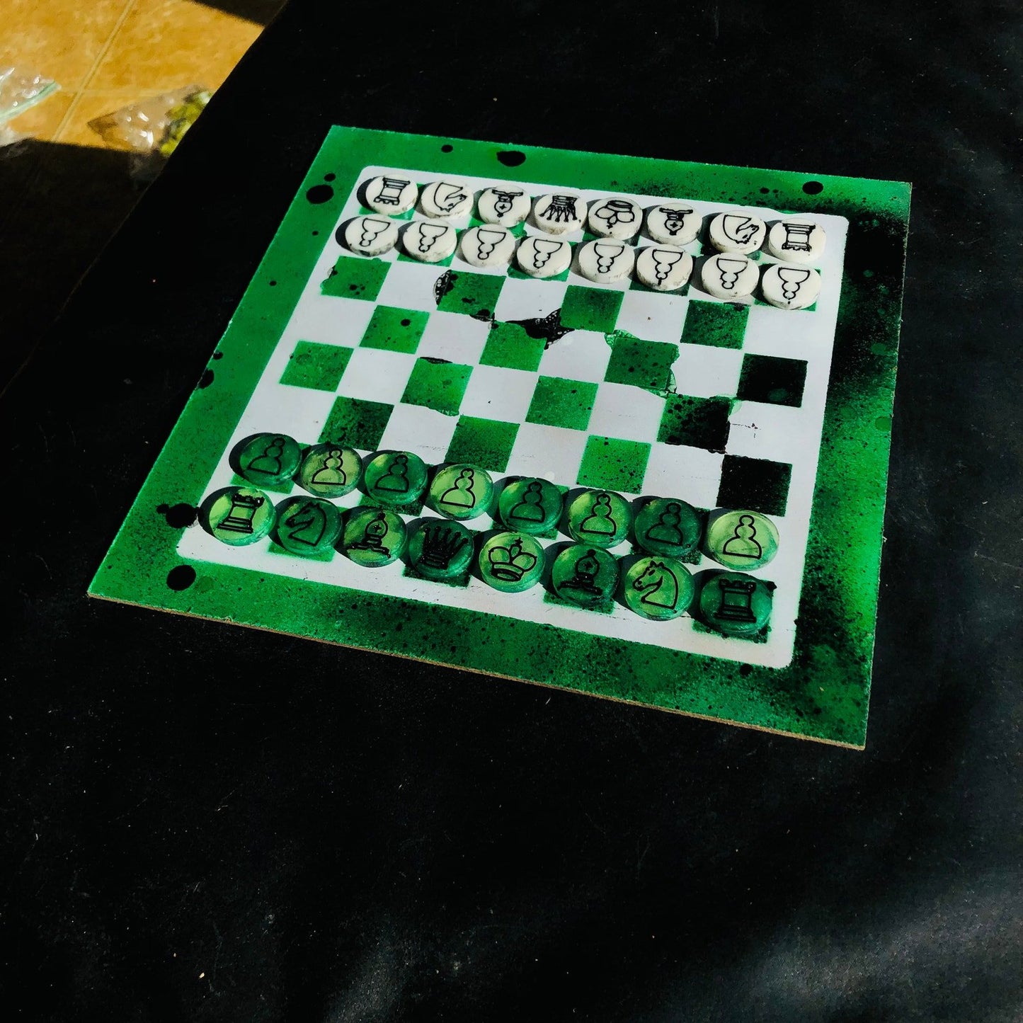 Chess Set - Speedy Green