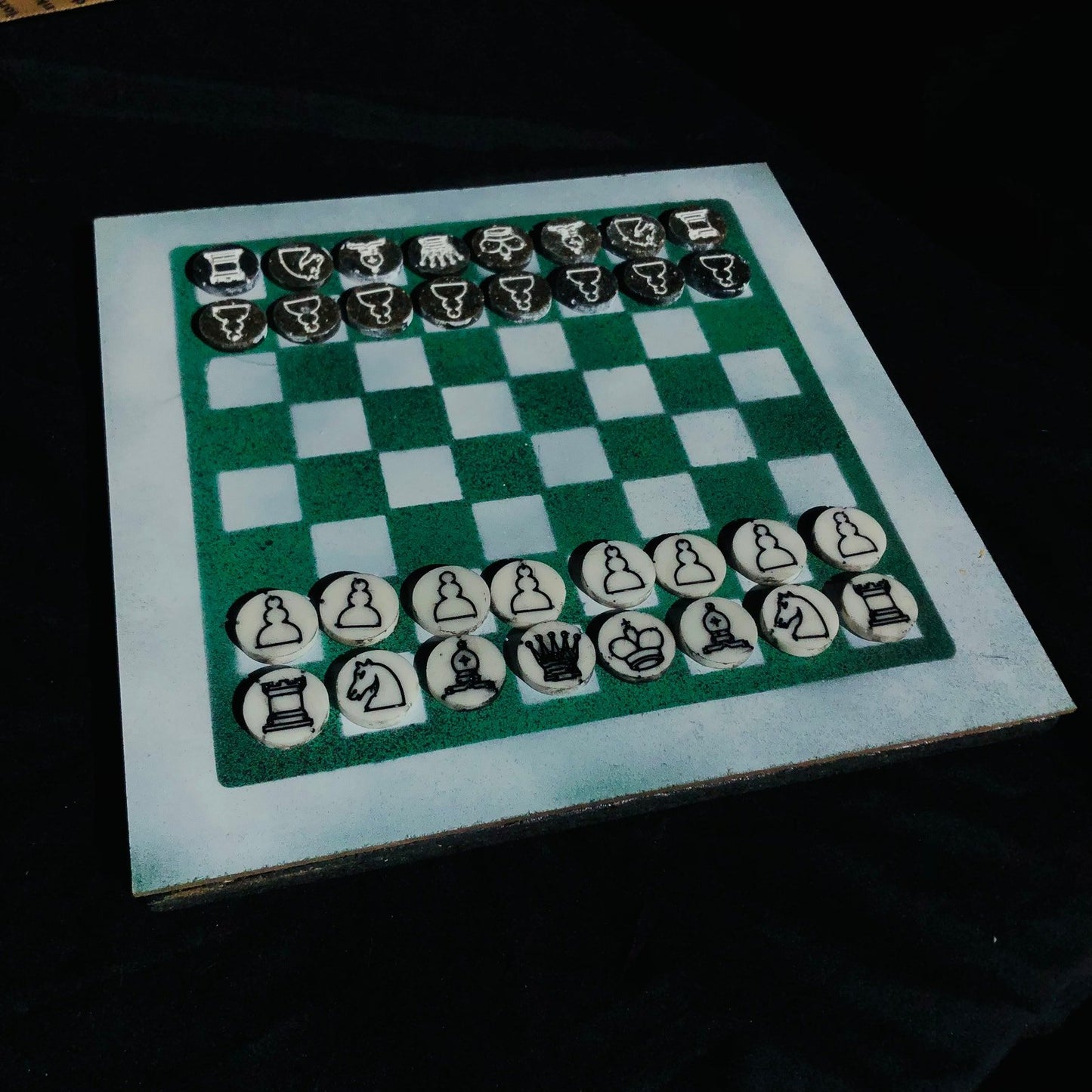 Chess Set - Turf Green