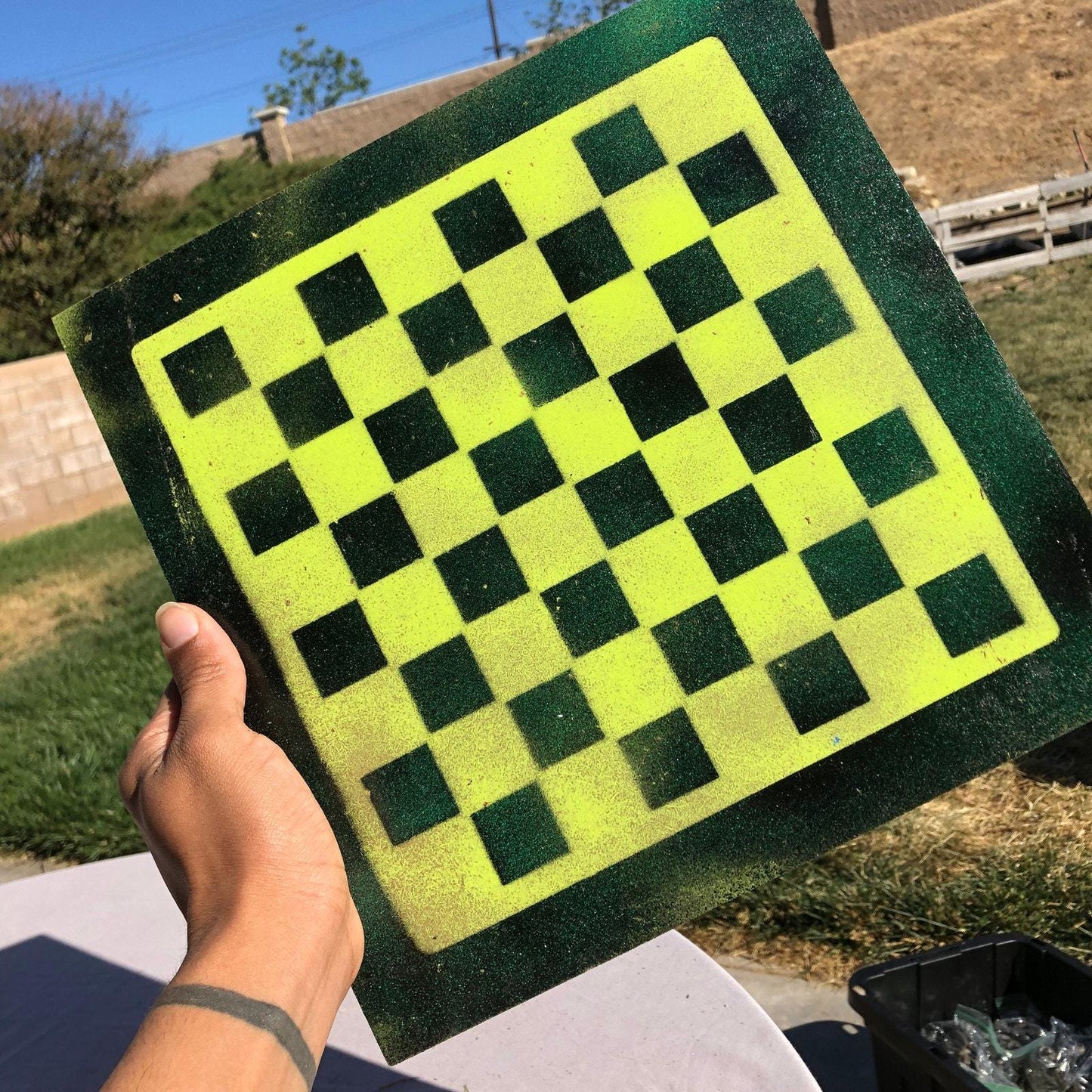 Chess Set - Sheen Green Edition